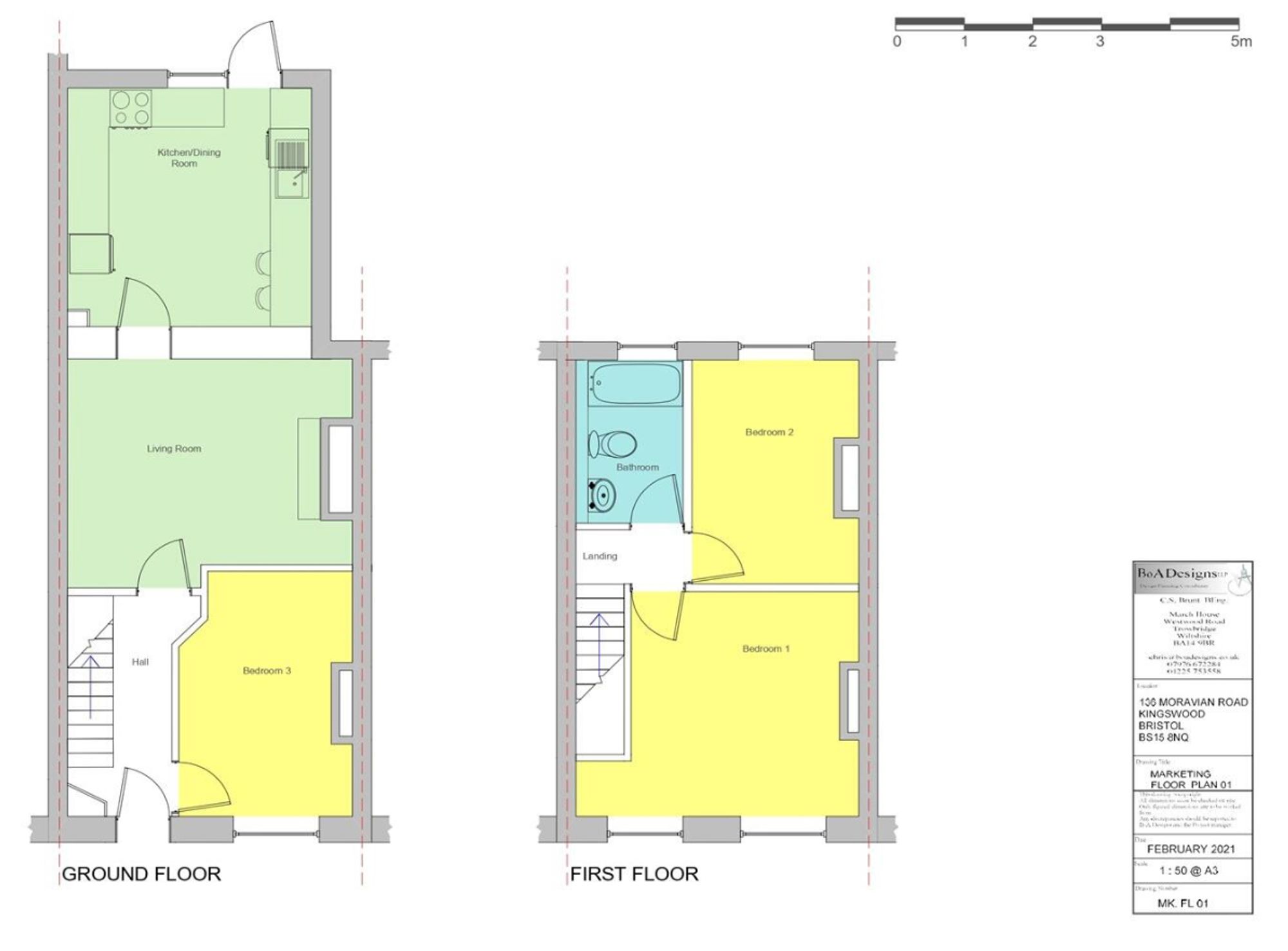 136 Moravian Road, Bristol floorplan