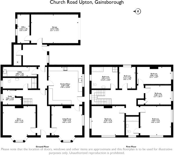 5 Bedrooms Detached house for sale in Church Road, Upton, Gainsborough DN21