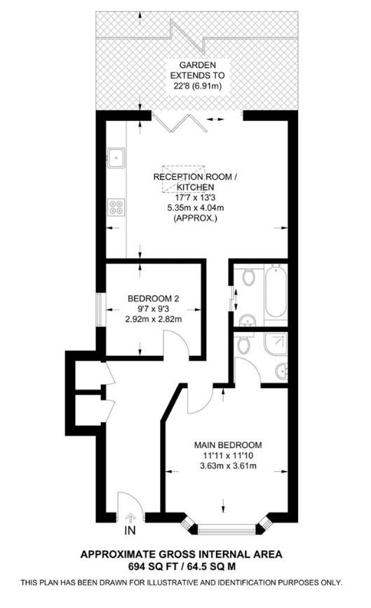 39, Flat 1, Hale Grove Gardens, Mill Hill floorplan