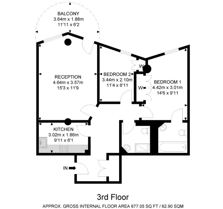 2 Bedrooms Flat for sale in New Atlas Wharf, Canary Wharf E14