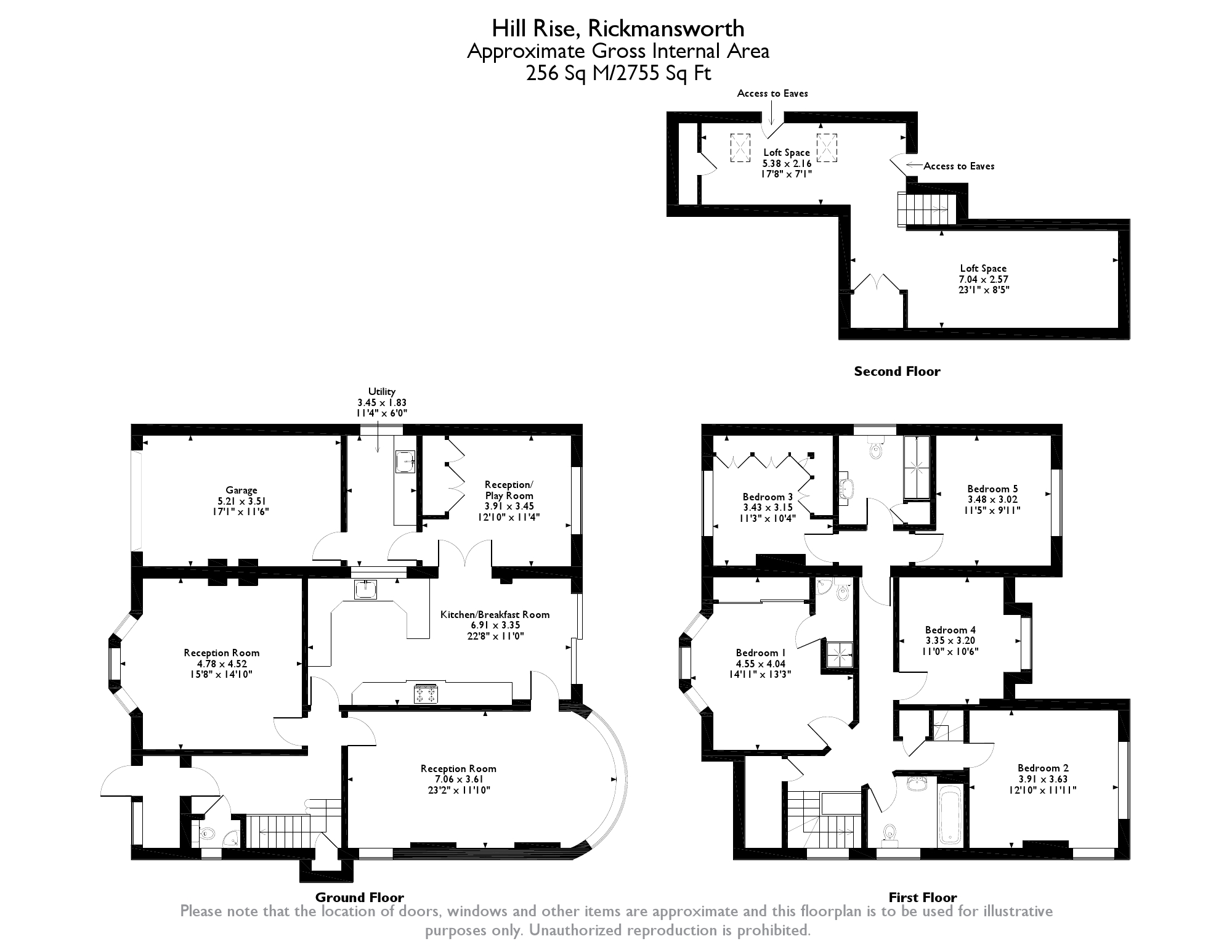 5 Bedrooms Detached house for sale in Hill Rise, Rickmansworth WD3