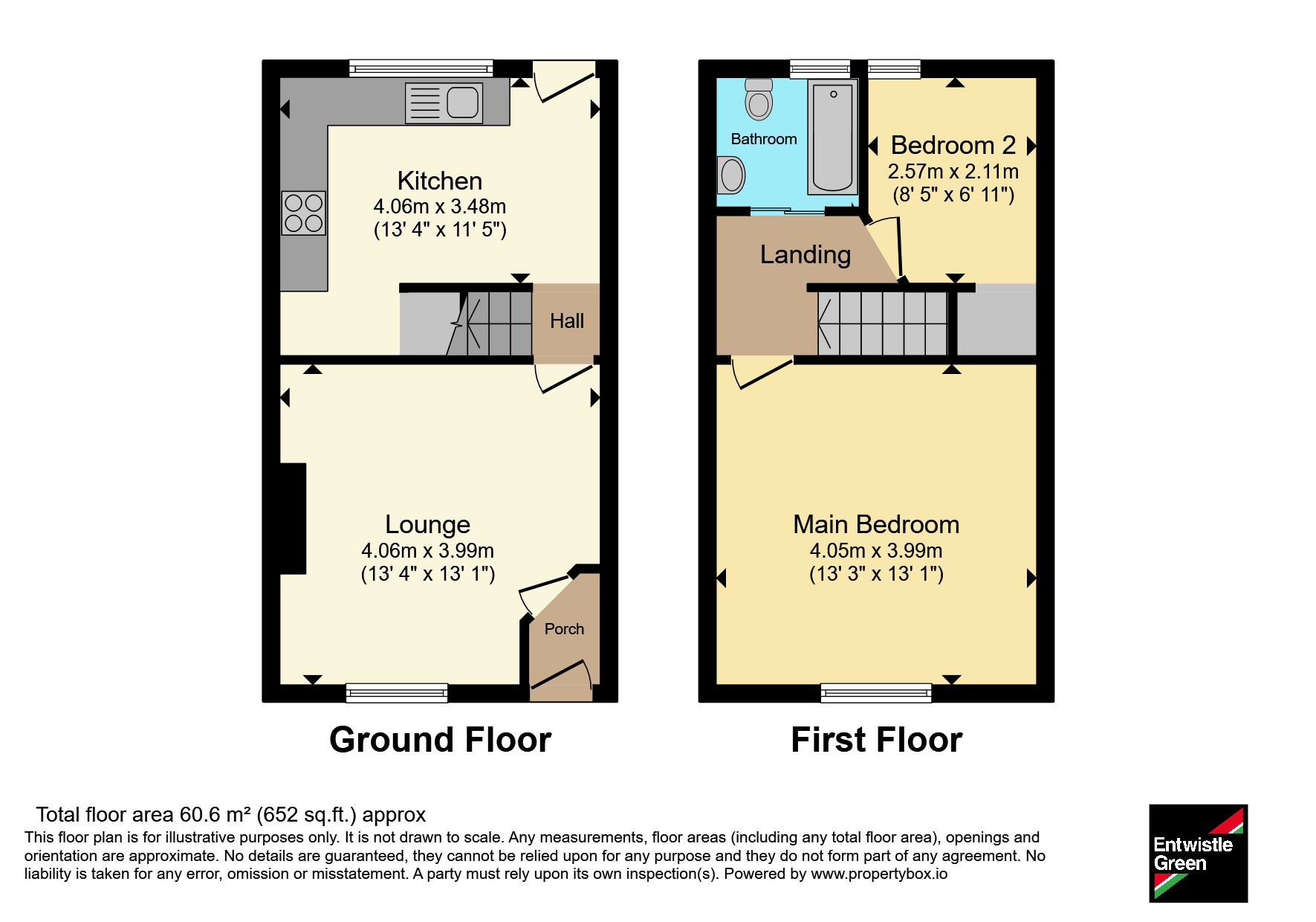 48, New Market Street, Lancashire floorplan
