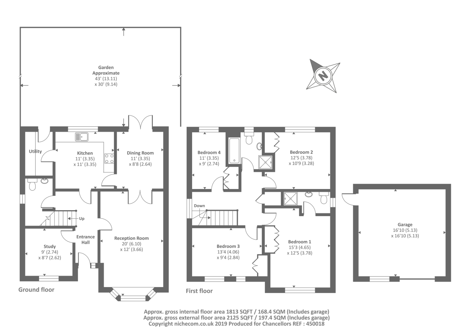 4 Bedrooms Detached house for sale in Kersten Close, Newbury RG14