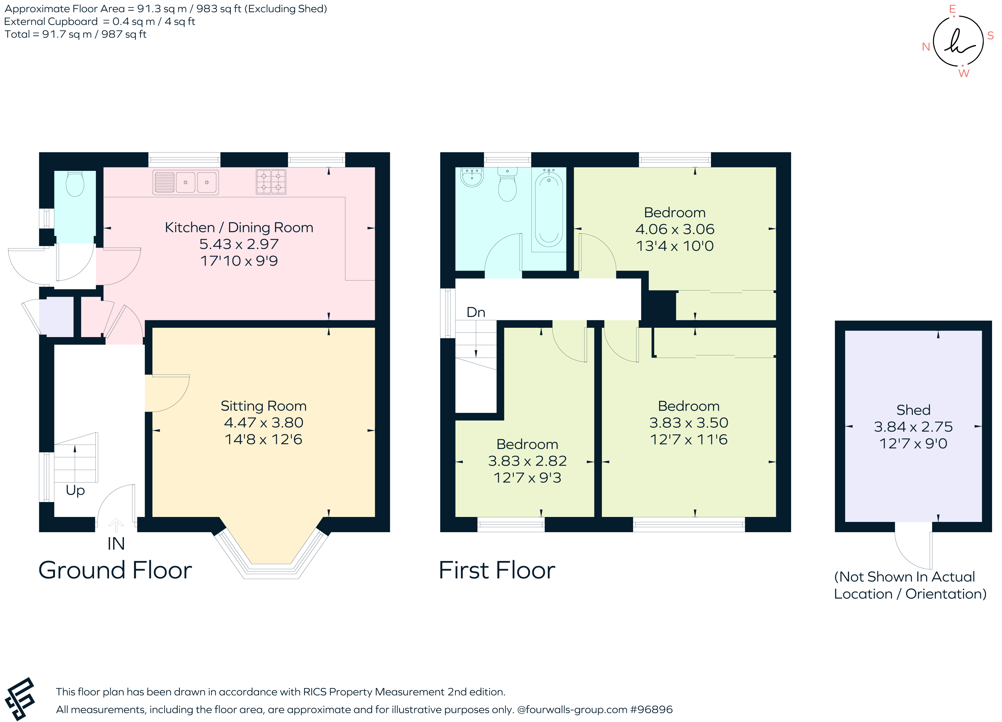 37, Nicoll Way, Borehamwood floorplan