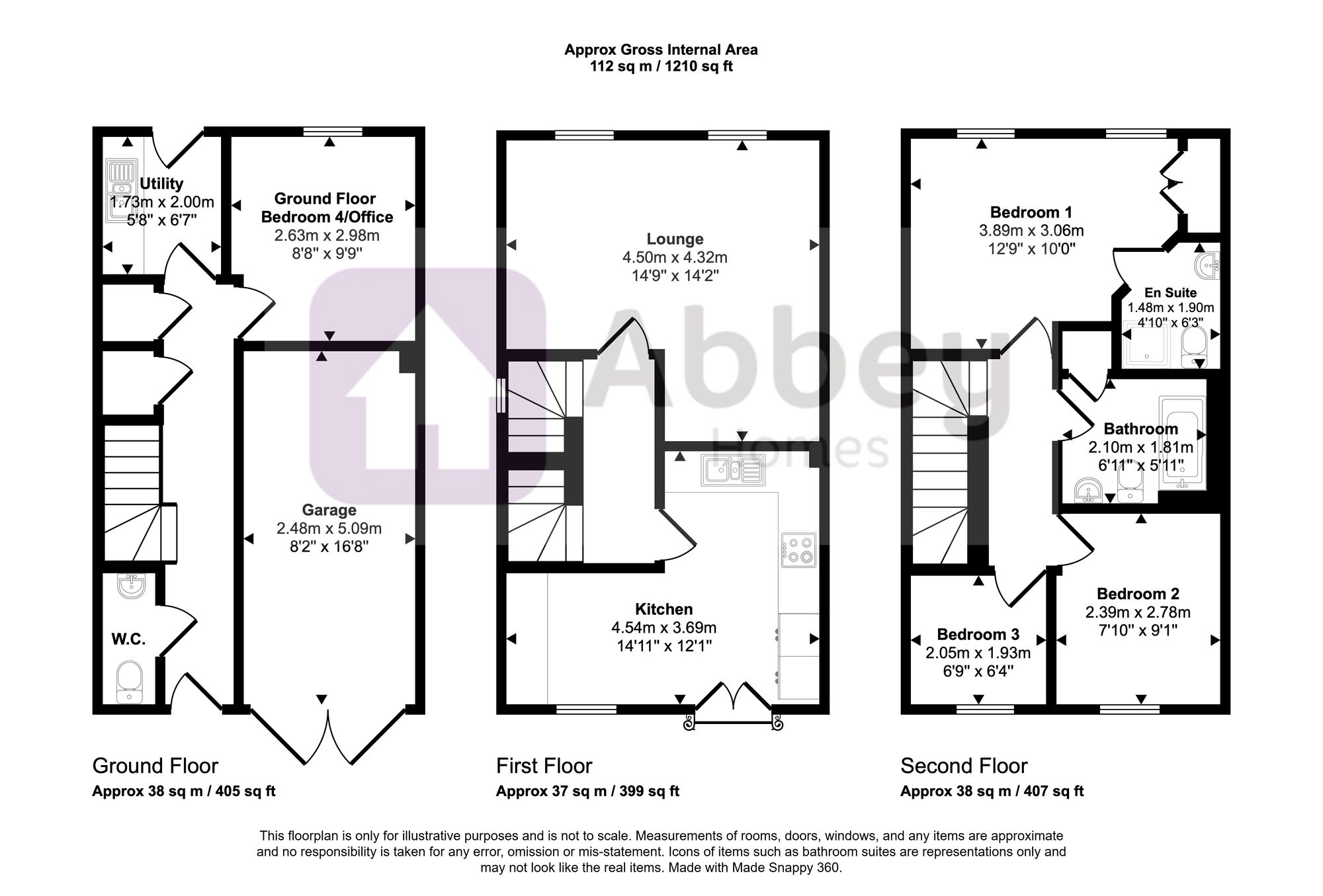 30 Larchmont Road, Leicester floorplan