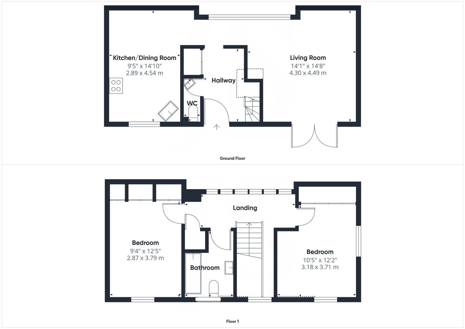 1 Seldens Mews, Seldens Way, Worthing floorplan