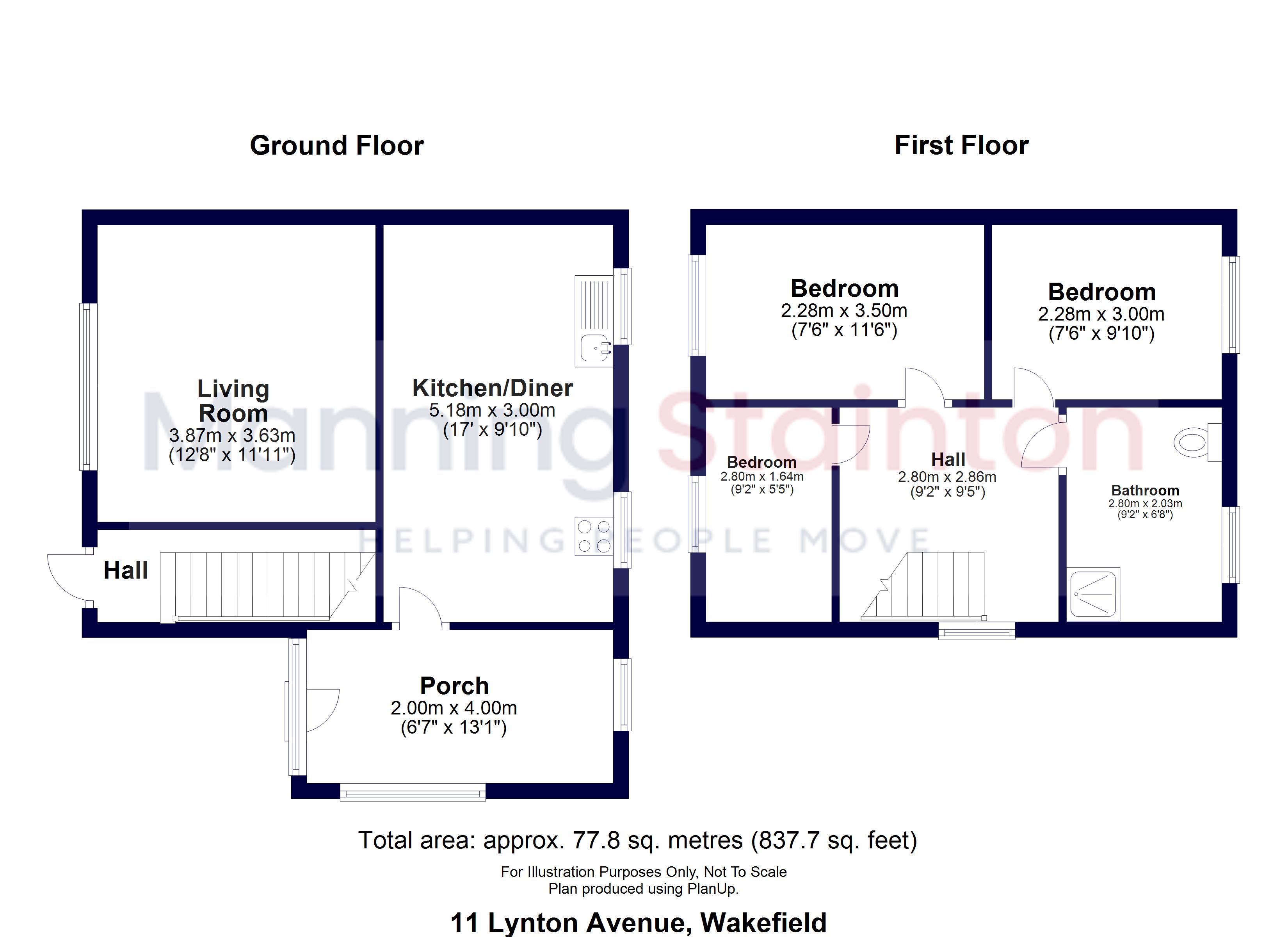 11, Lynton Avenue, Wakefield floorplan