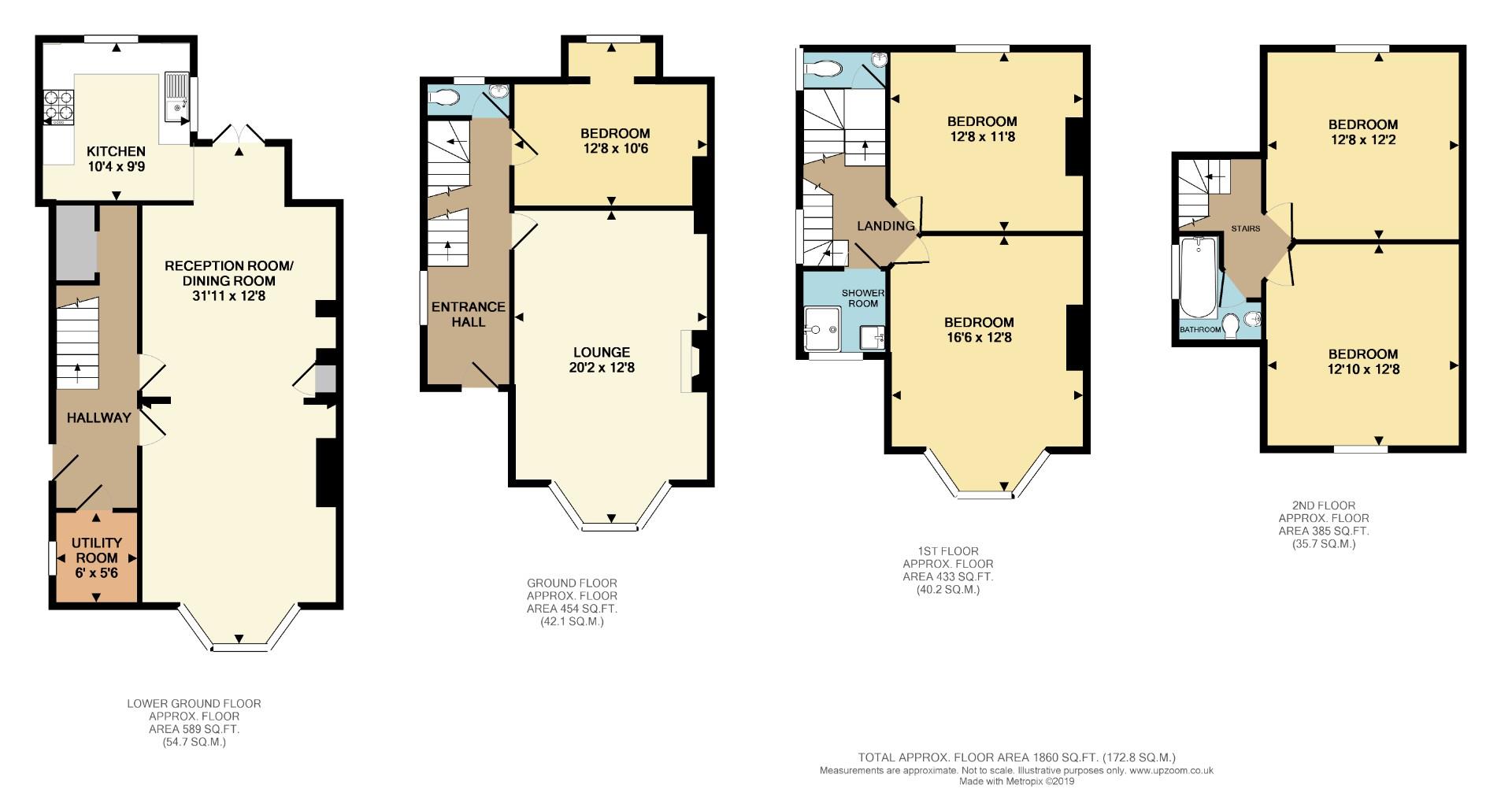 1, Belmont Road, Broadstairs floorplan
