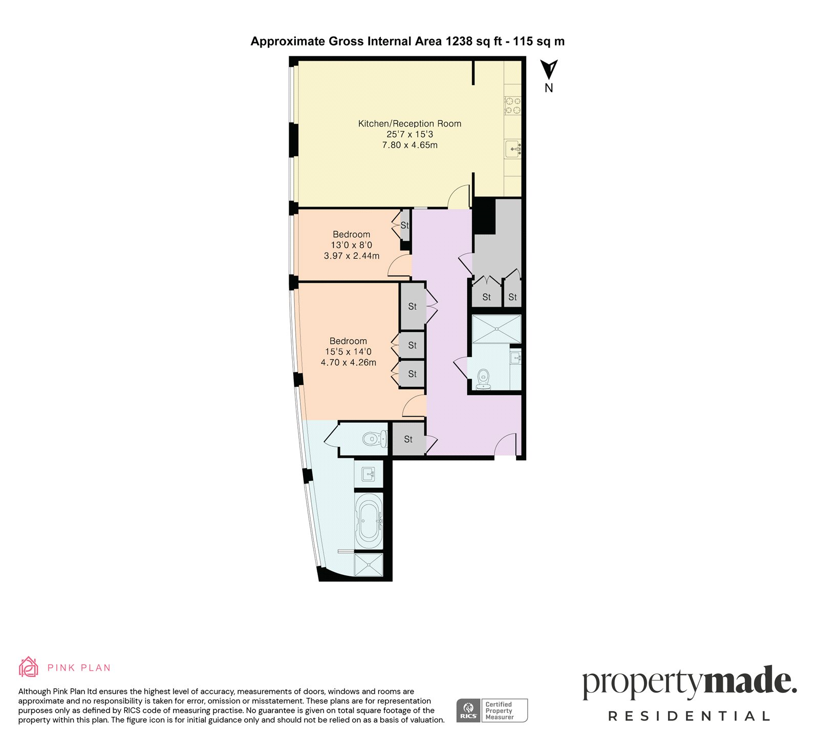 Apartment 56,, Centre Point, London floorplan