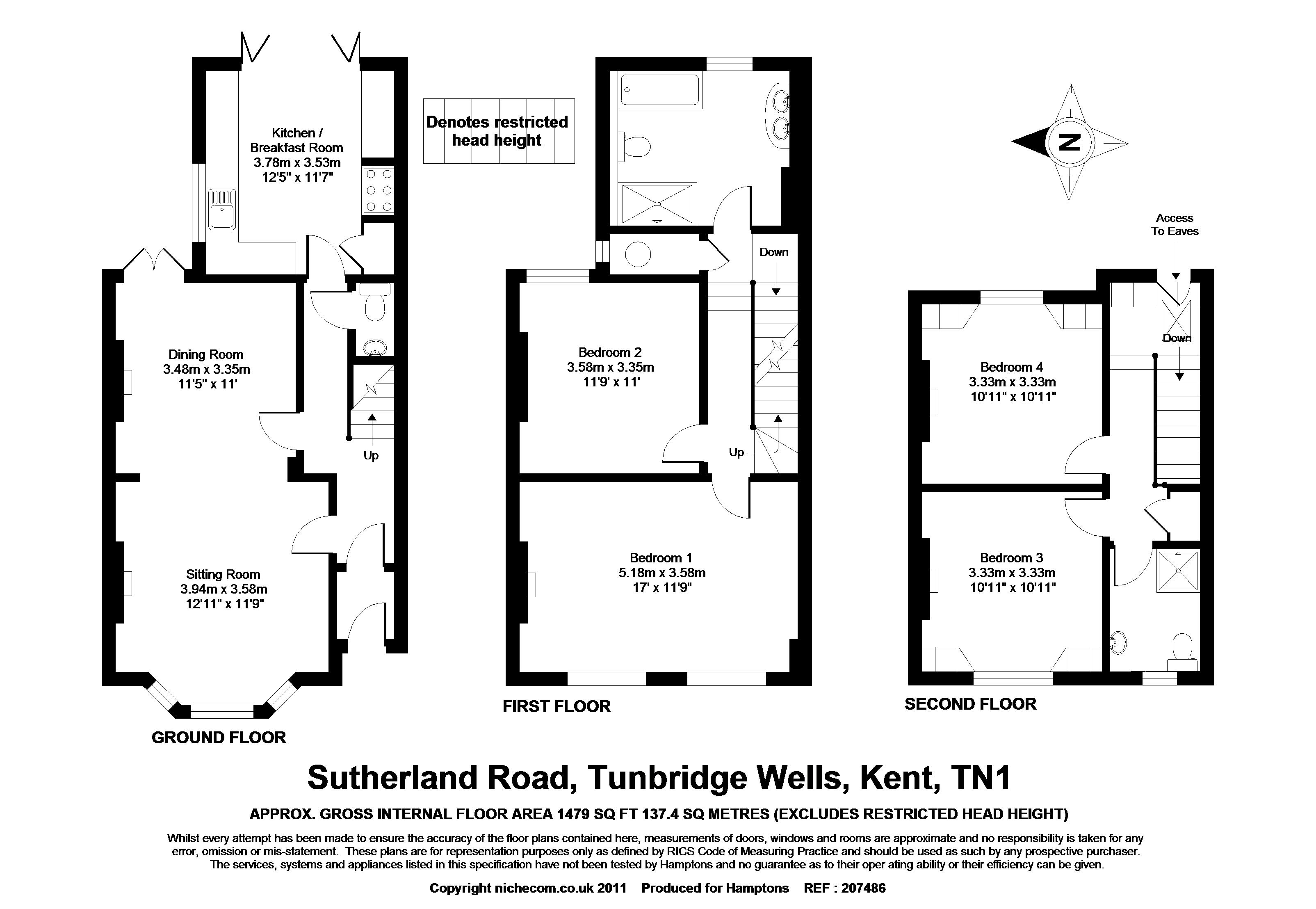 4 Bedrooms Town house to rent in Sutherland Road, Tunbridge Wells TN1