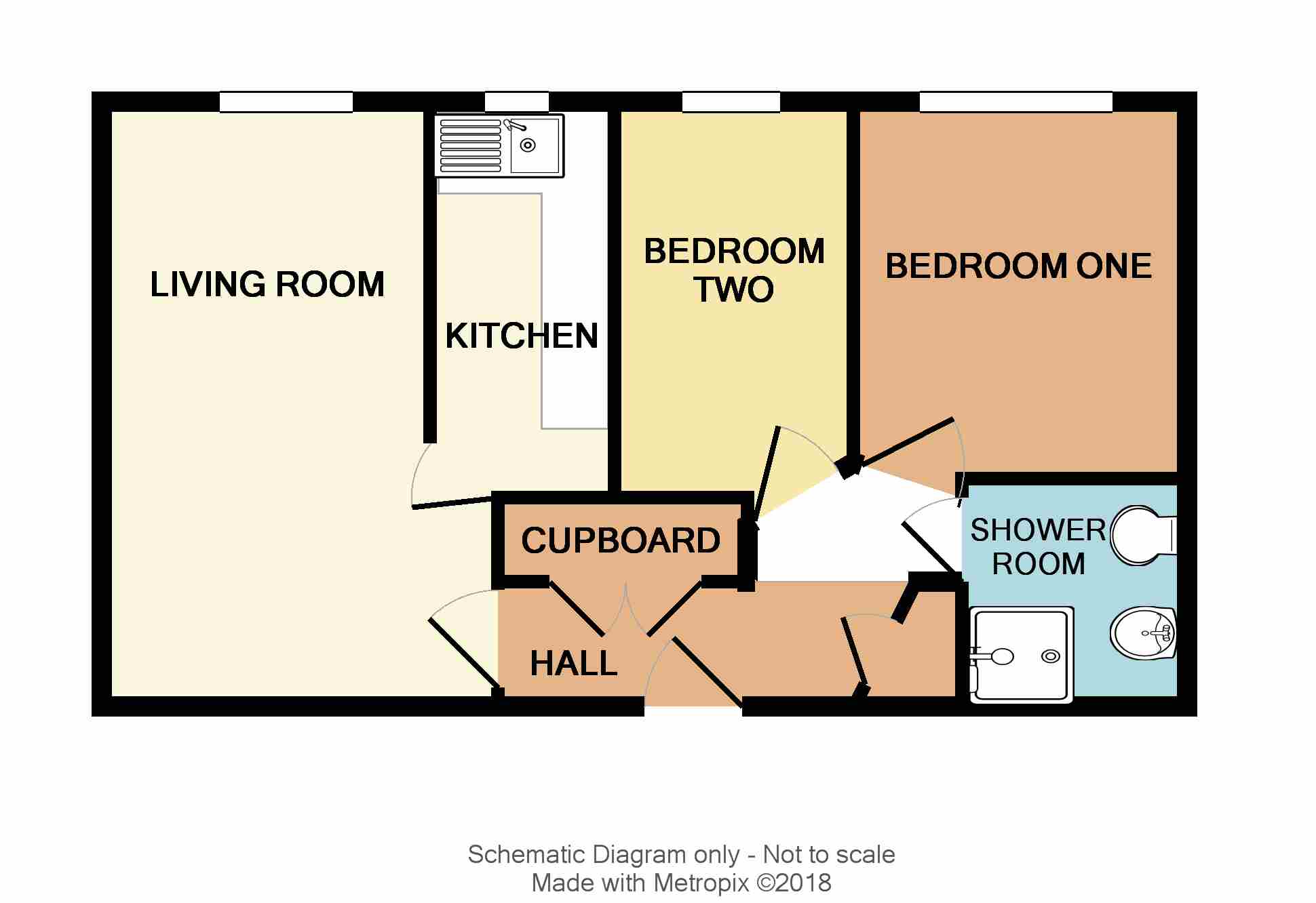 2 Bedrooms Flat for sale in Spa Road, Melksham SN12