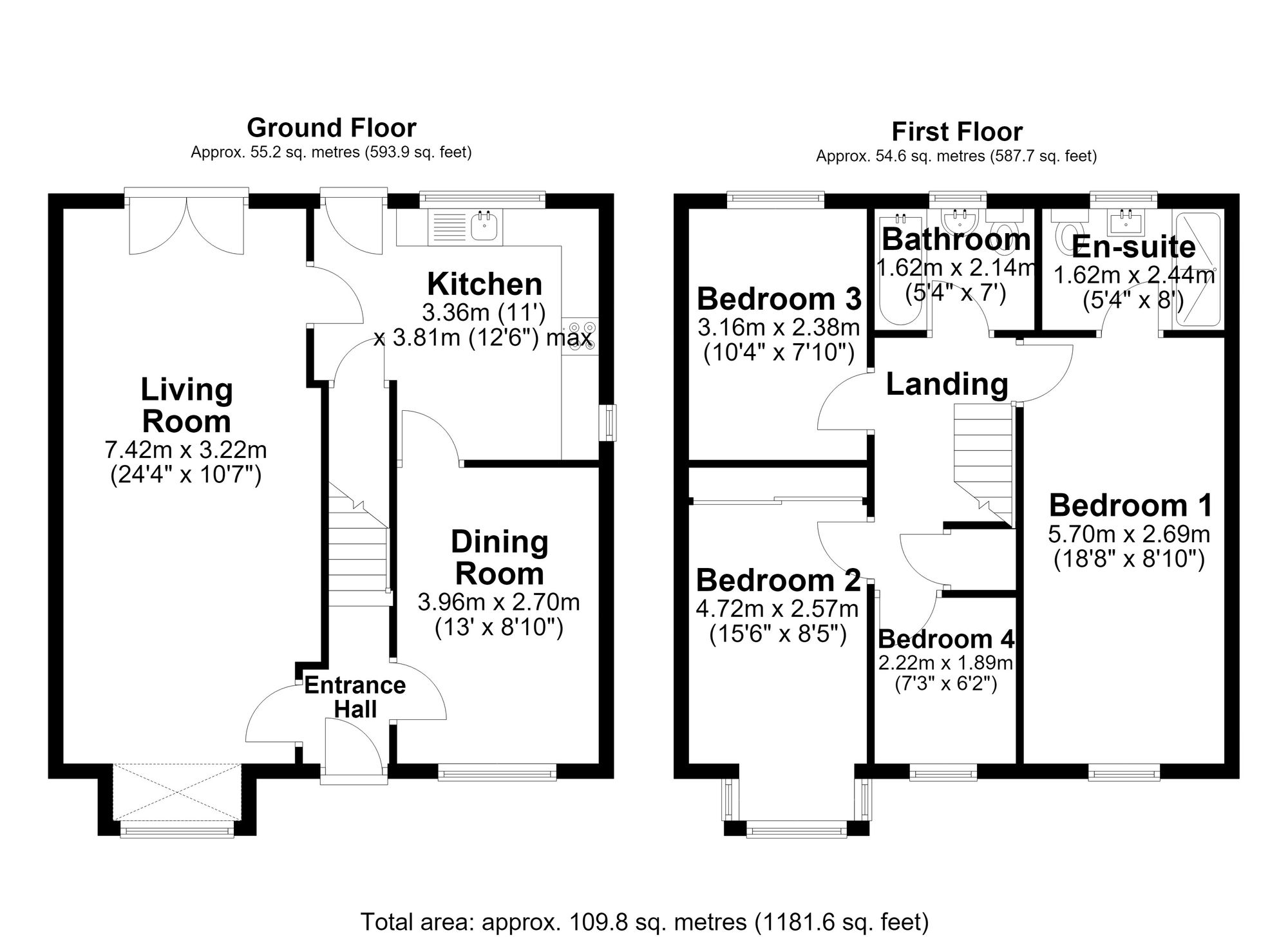 2 Woodford Close, Warrington floorplan