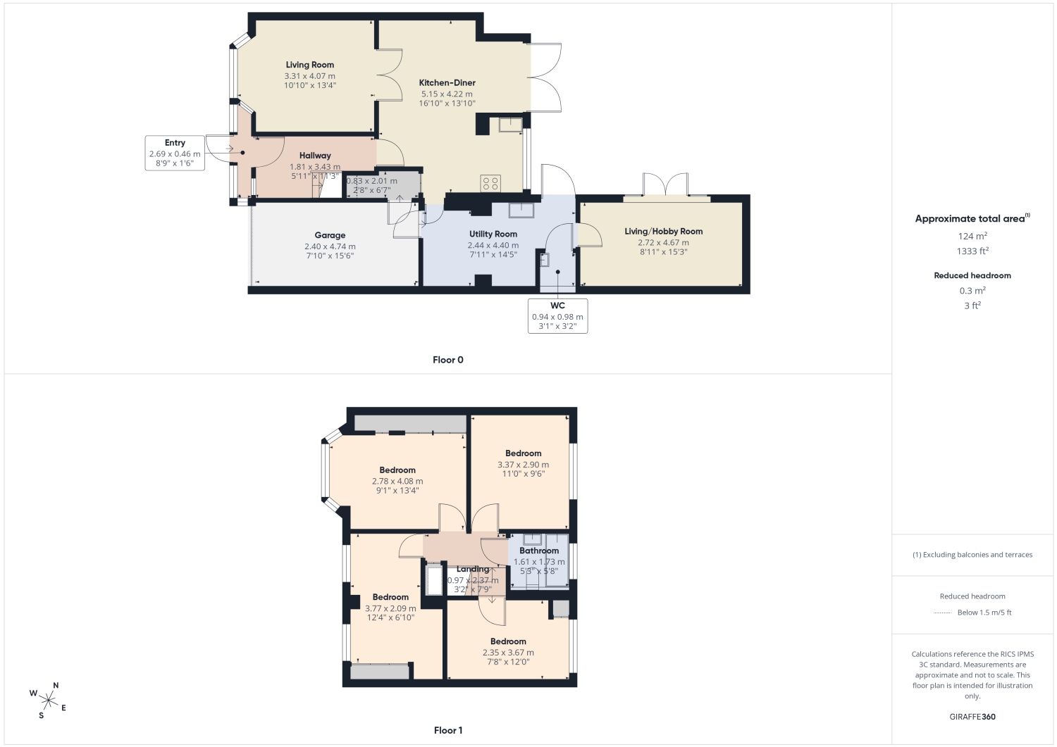 83, Norton Lees Crescent, Sheffield floorplan