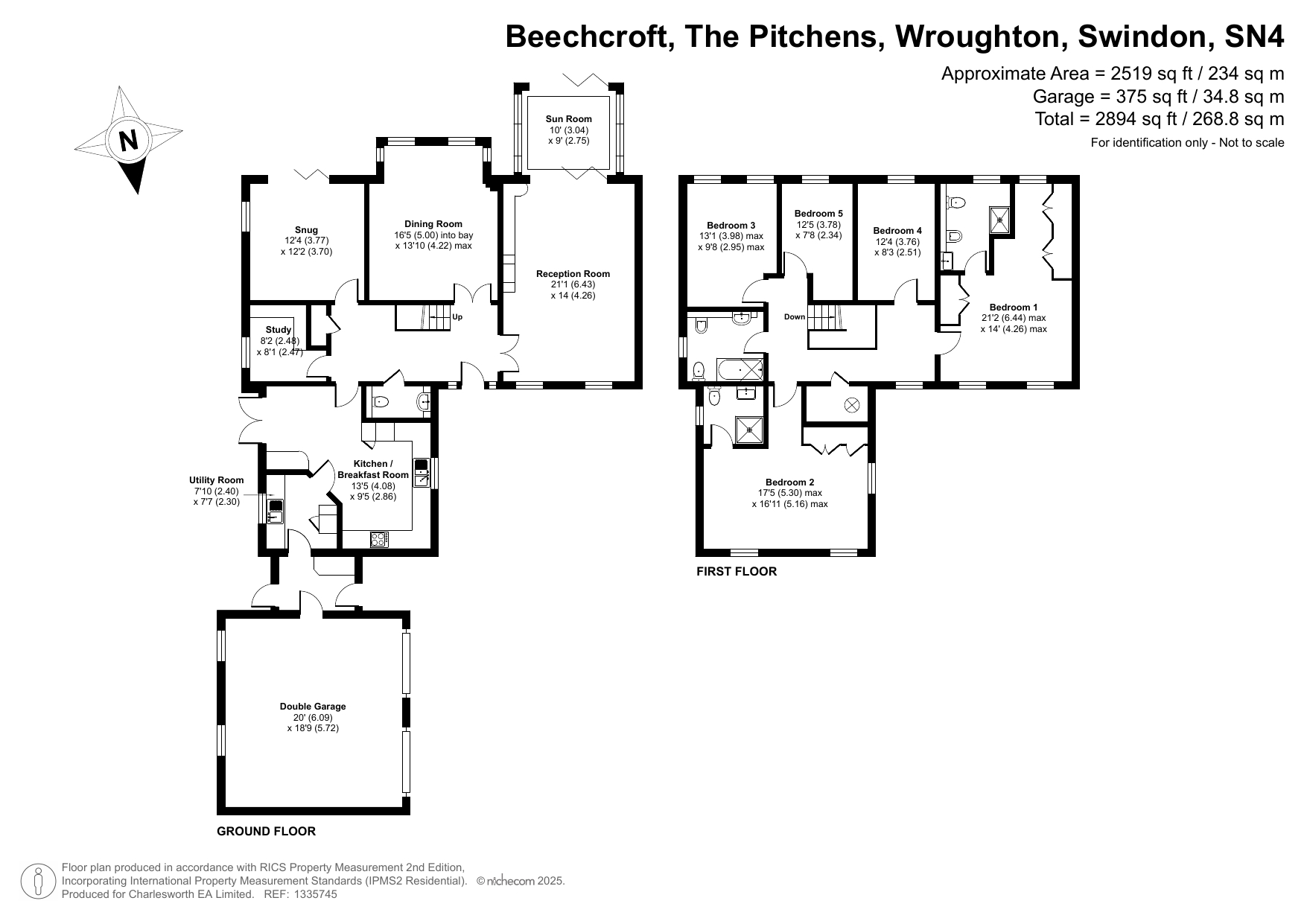 Beechcroft,, The Pitchens, Swindon floorplan