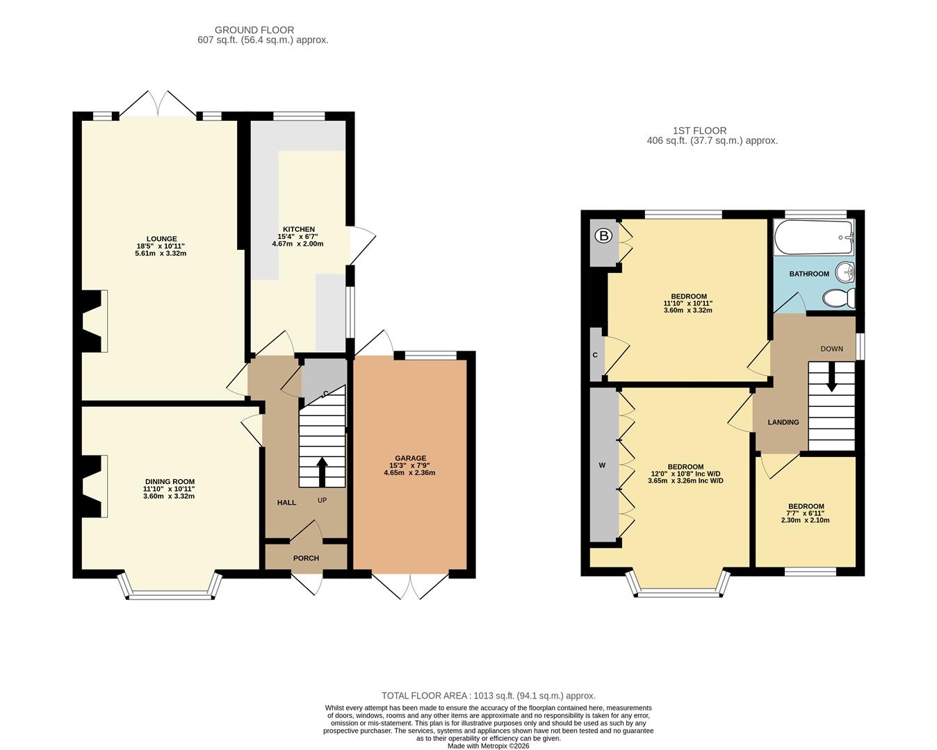 169, Woodside Avenue South, Coventry floorplan