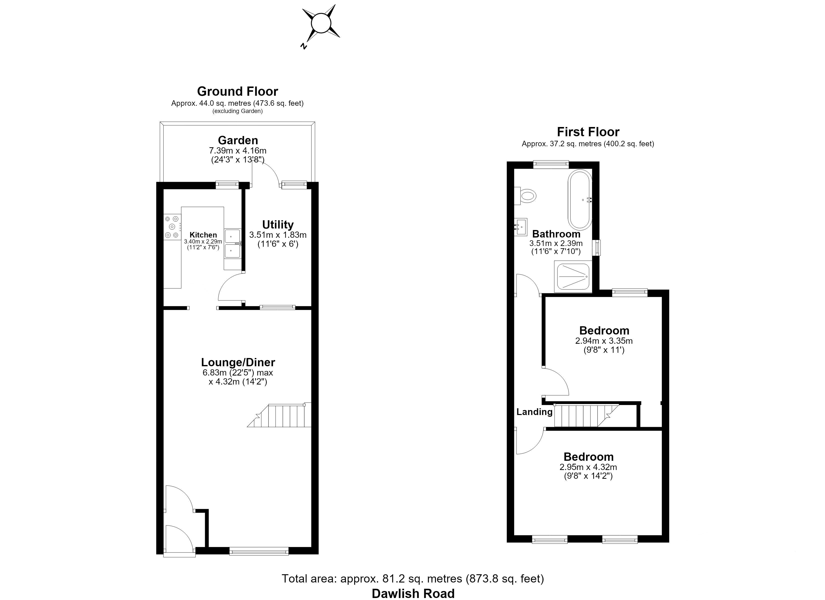 Dawlish Road, Leyton floorplan