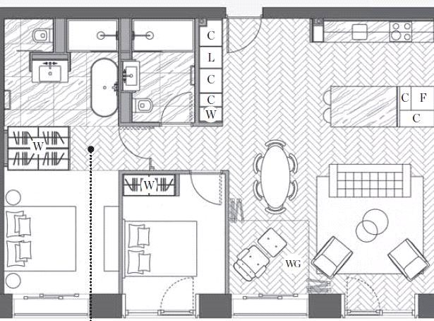 2 Bedrooms Flat for sale in Capital Building, Embassy Gardens, Vauxhall, London SW11
