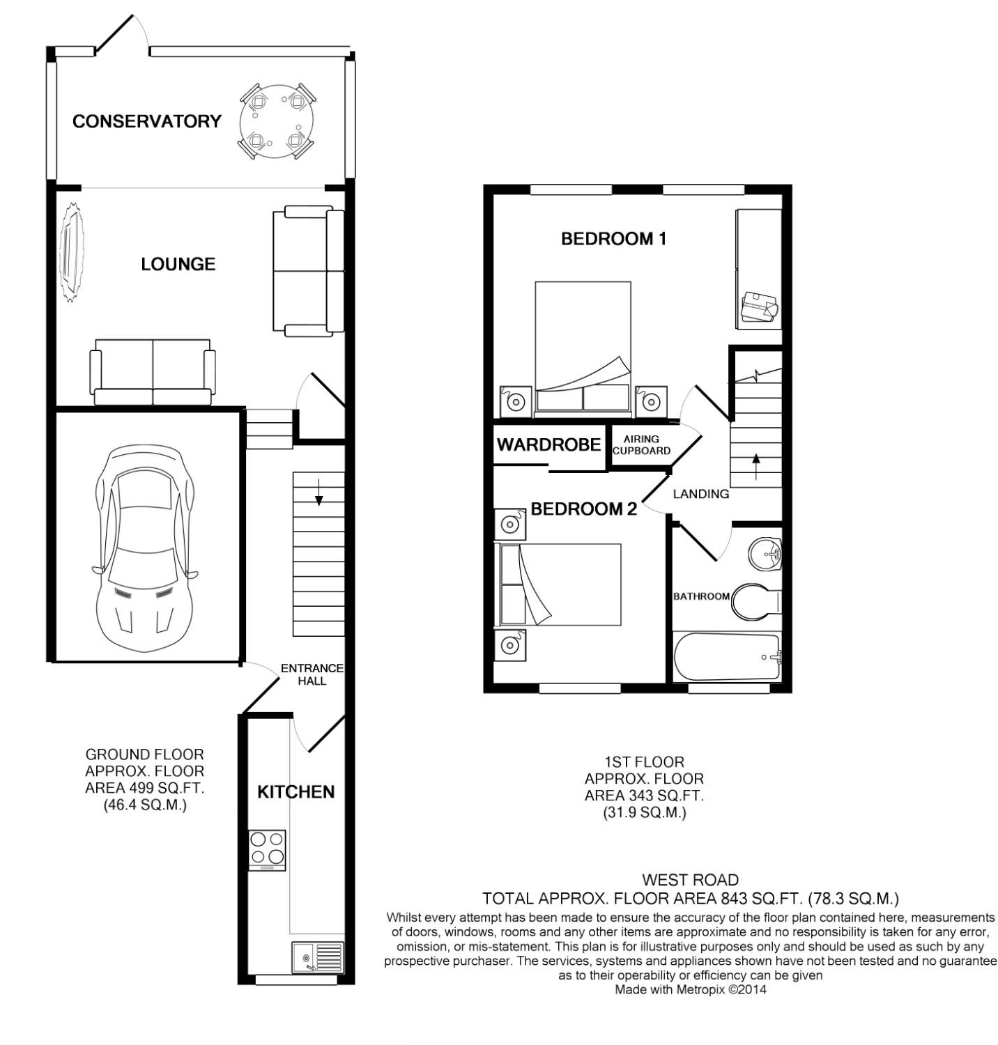 2 Bedrooms Terraced house for sale in West Road, Stansted CM24