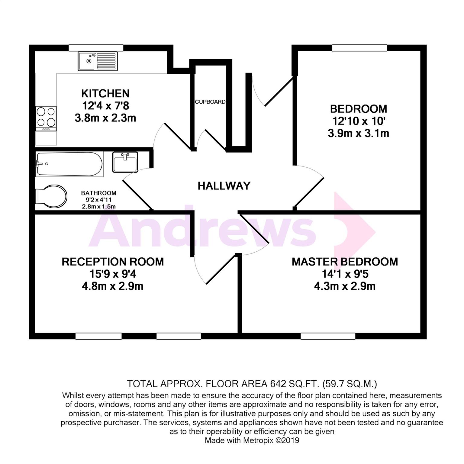 2 Bedrooms Flat to rent in Beulah Road, Thornton Heath CR7