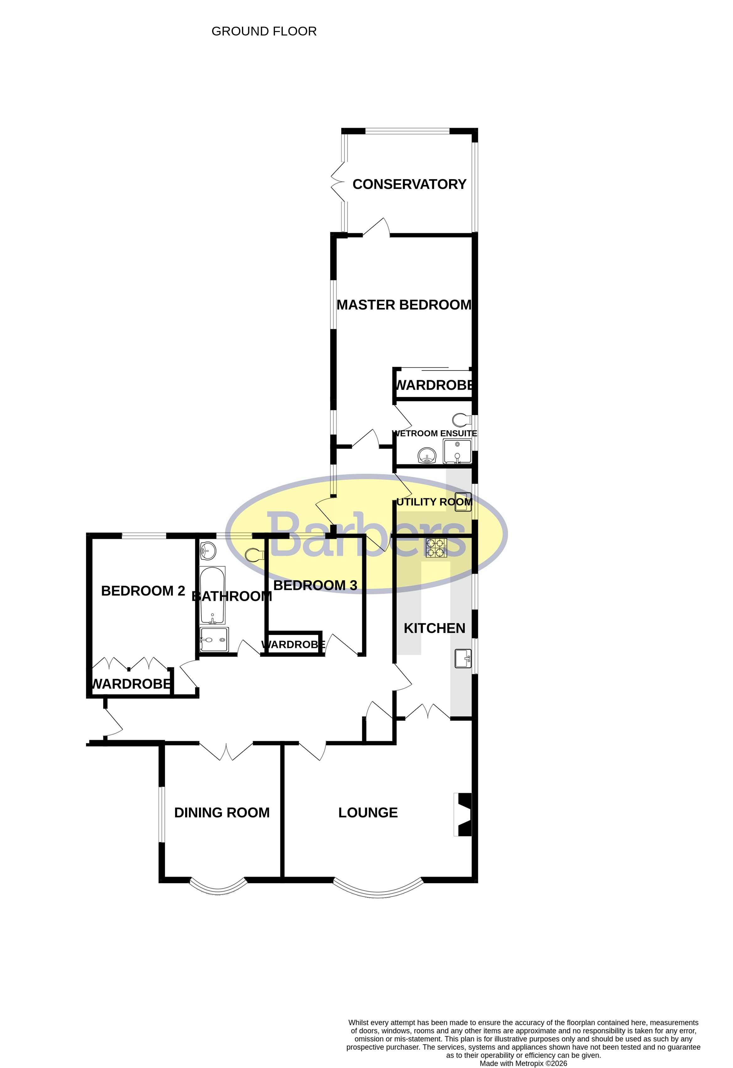 Kentmere, 5, Ash Close, Malpas floorplan