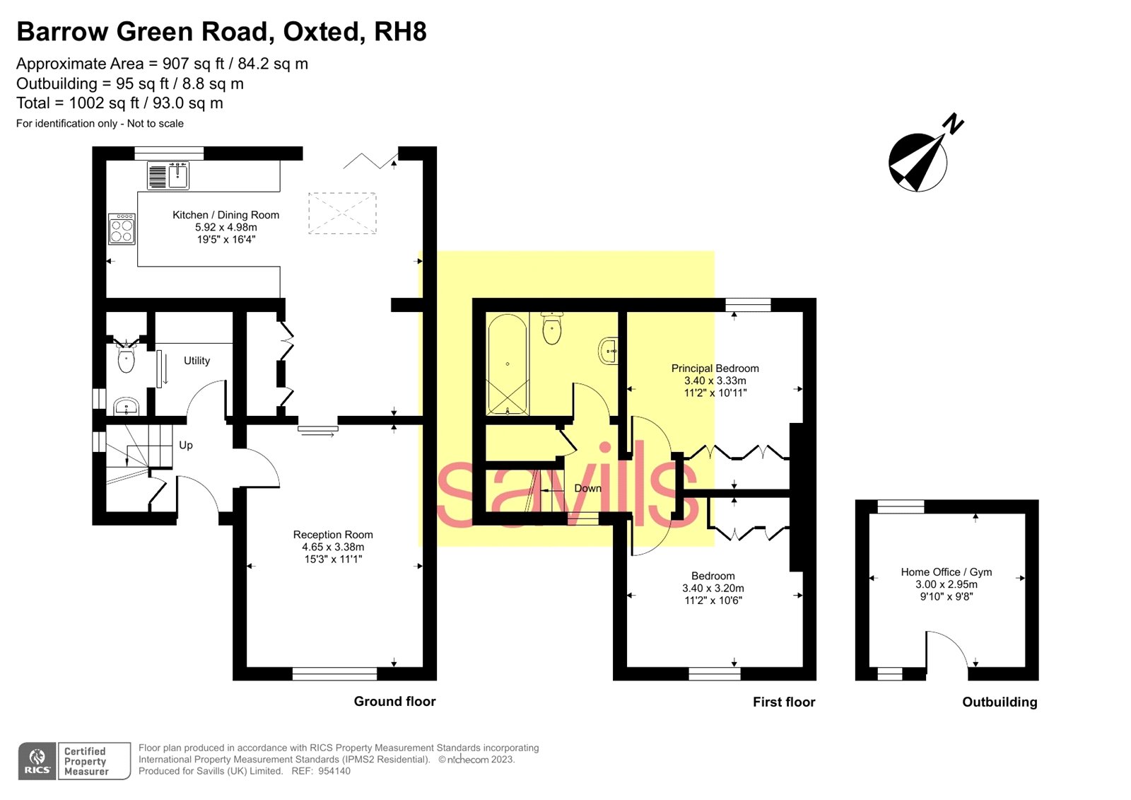 Barrow Green Road, Oxted, Surrey RH8, 2 bedroom semidetached house to