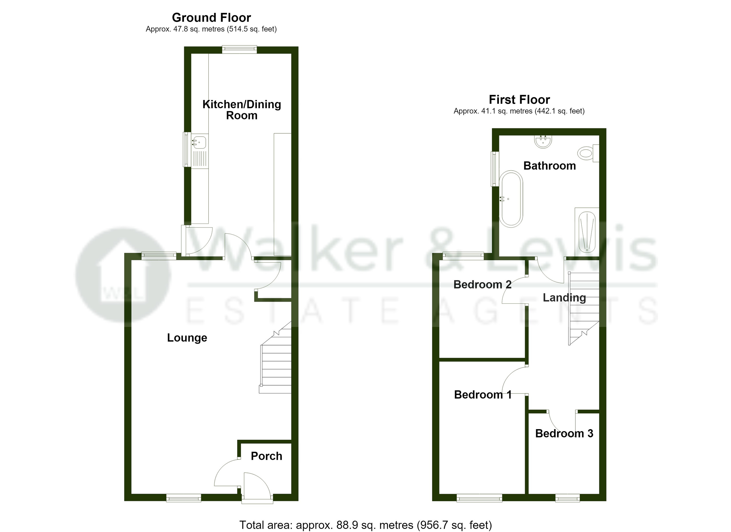 30 Stuart Street, Merthyr Tydfil floorplan