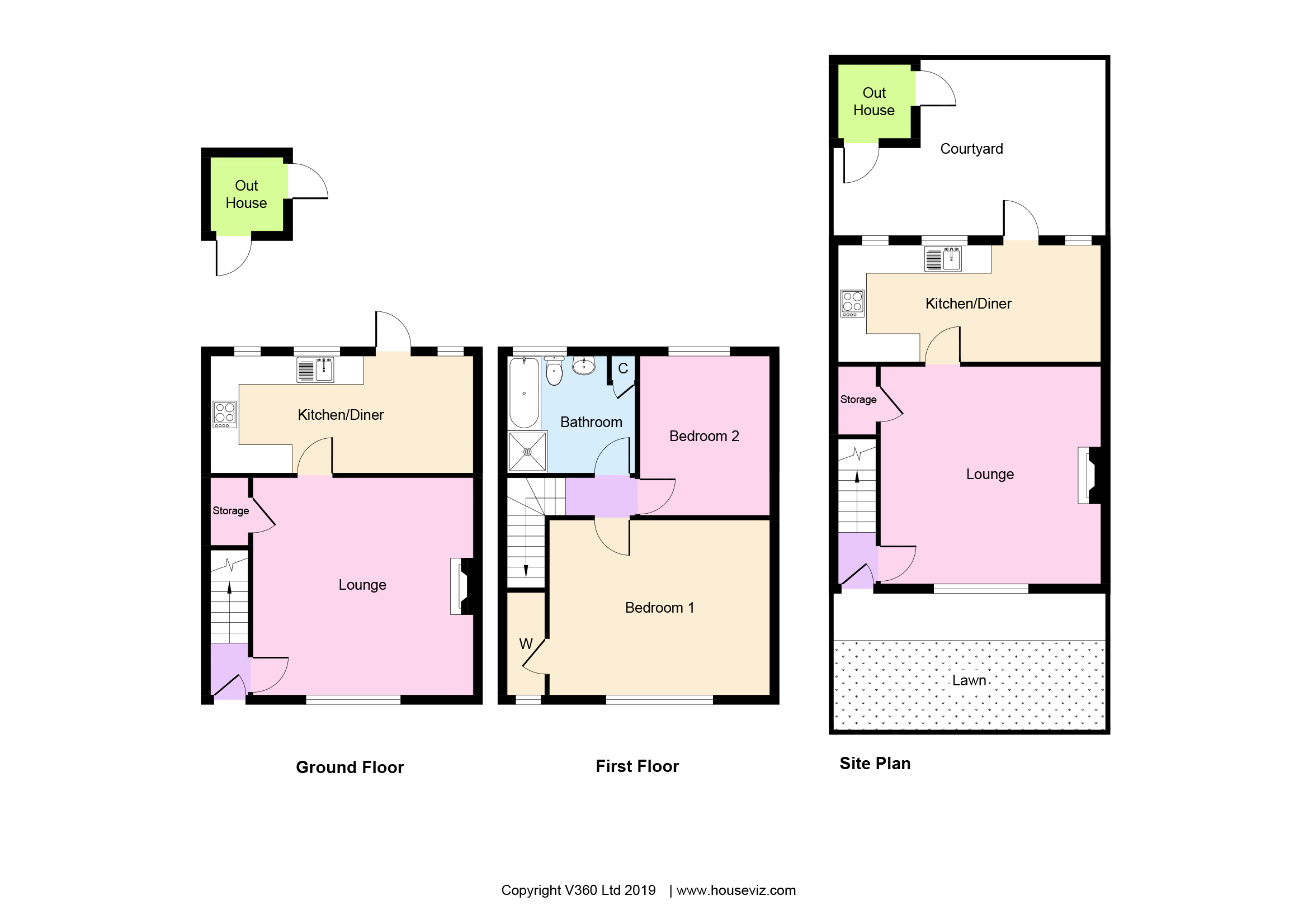 2 Bedrooms Terraced house for sale in Wood Street, Port Sunlight, Wirral CH62