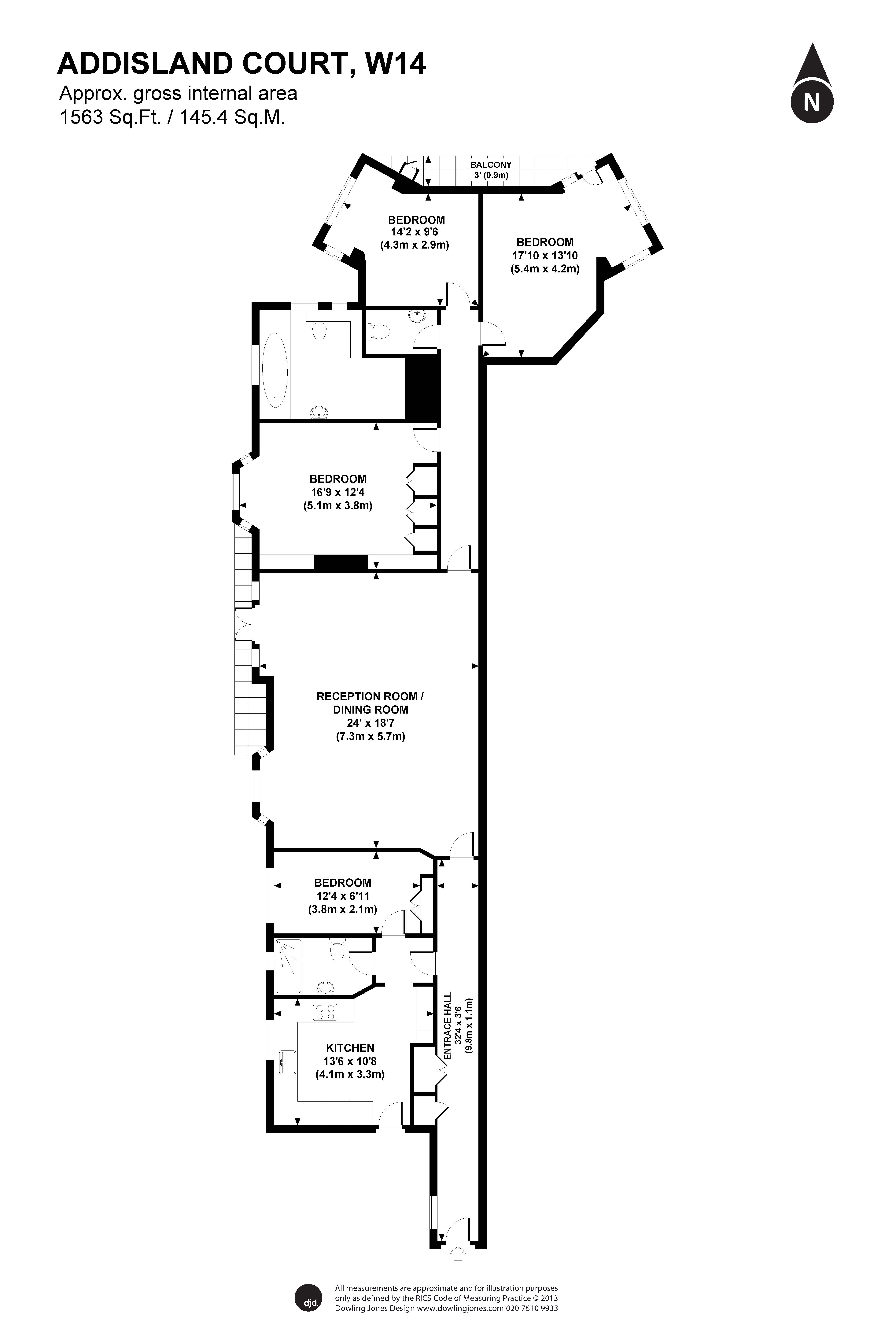 4 Bedrooms Flat to rent in Holland Villas Road, Holland Park W14