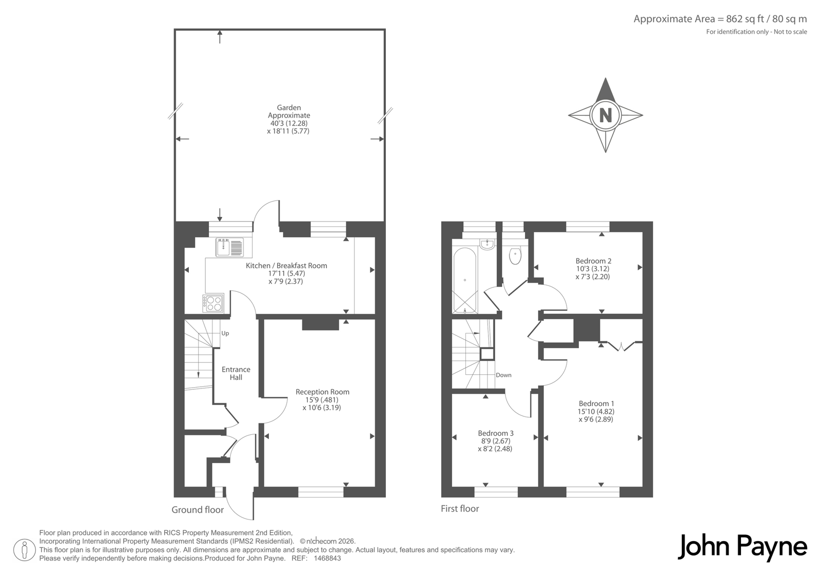 Edington Road, Abbey Wood floorplan