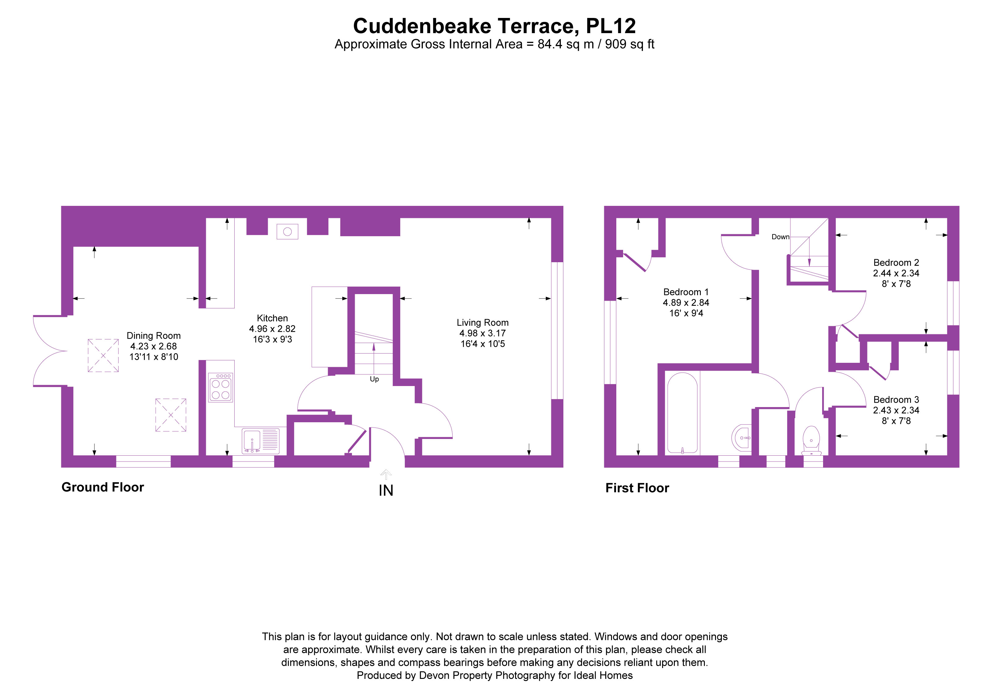 5, Cuddenbeake Terrace, Saltash floorplan