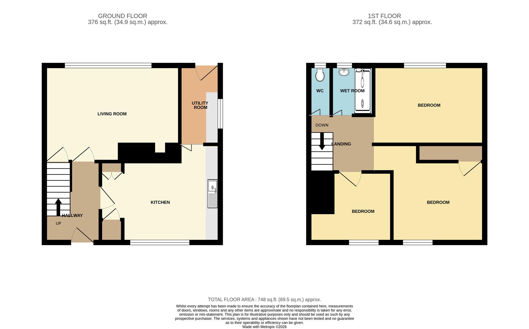 22, Budnic, Perranporth floorplan