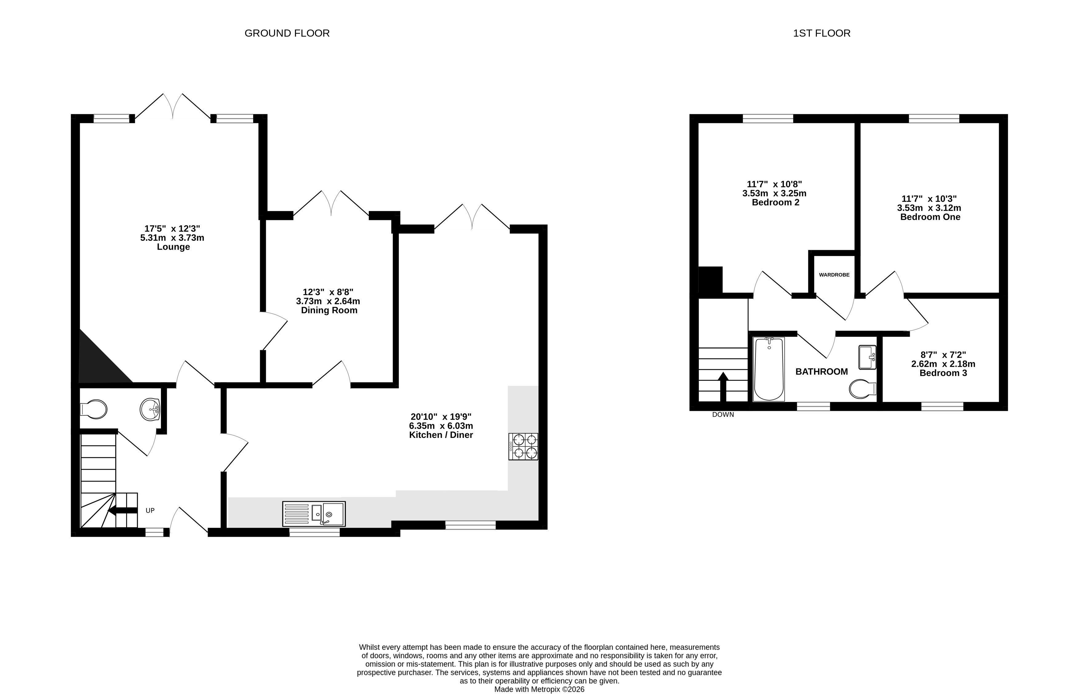6 Parva Cottages,, Bournemouth Road, Blandford Forum floorplan