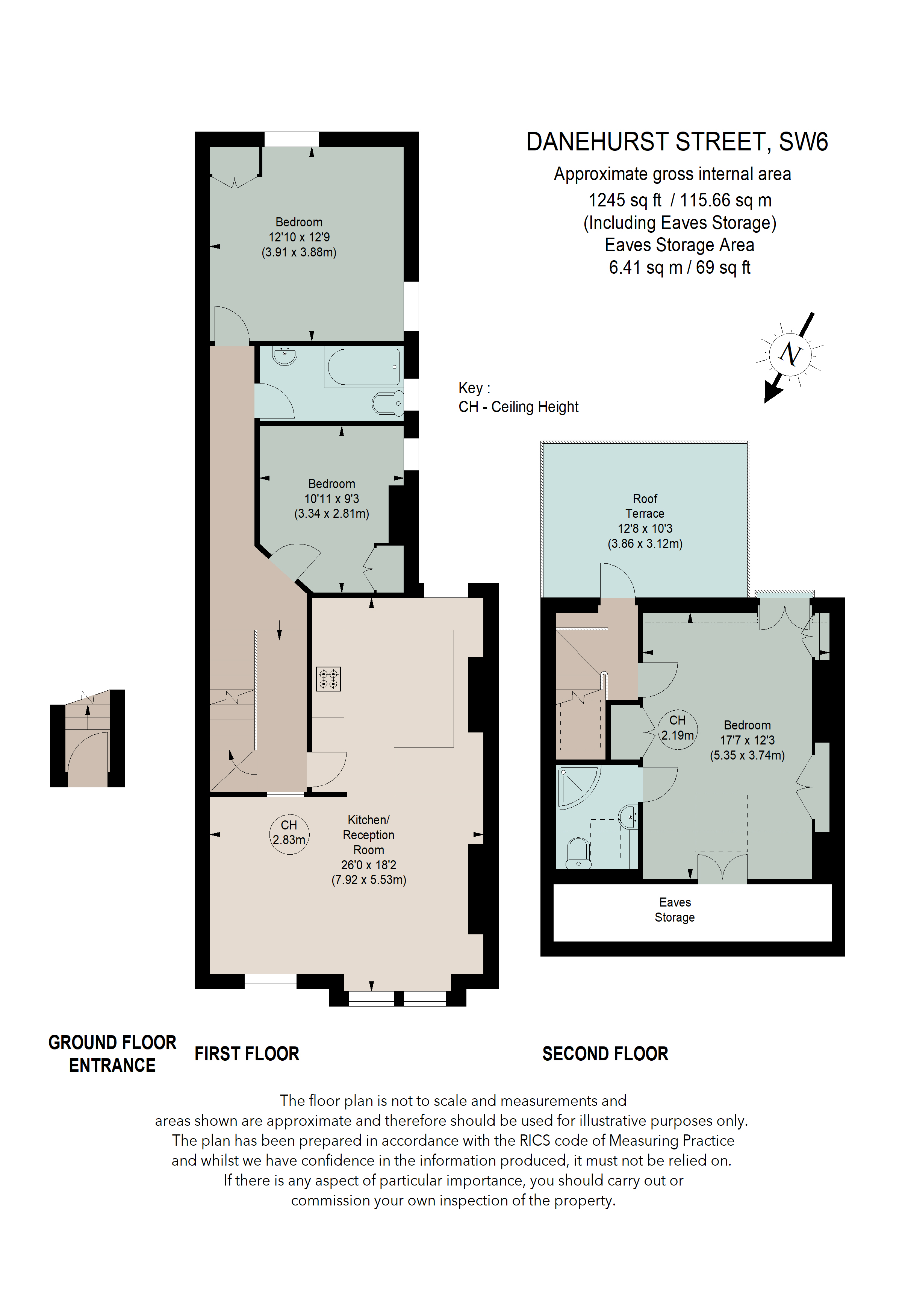 53A,, Danehurst Street, London floorplan