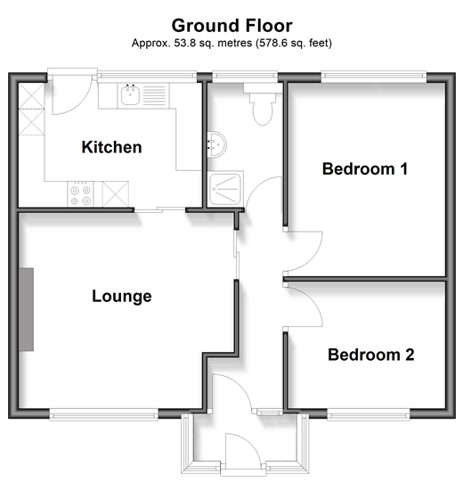 Kent Avenue Minster-On-Sea, Sheerness floorplan