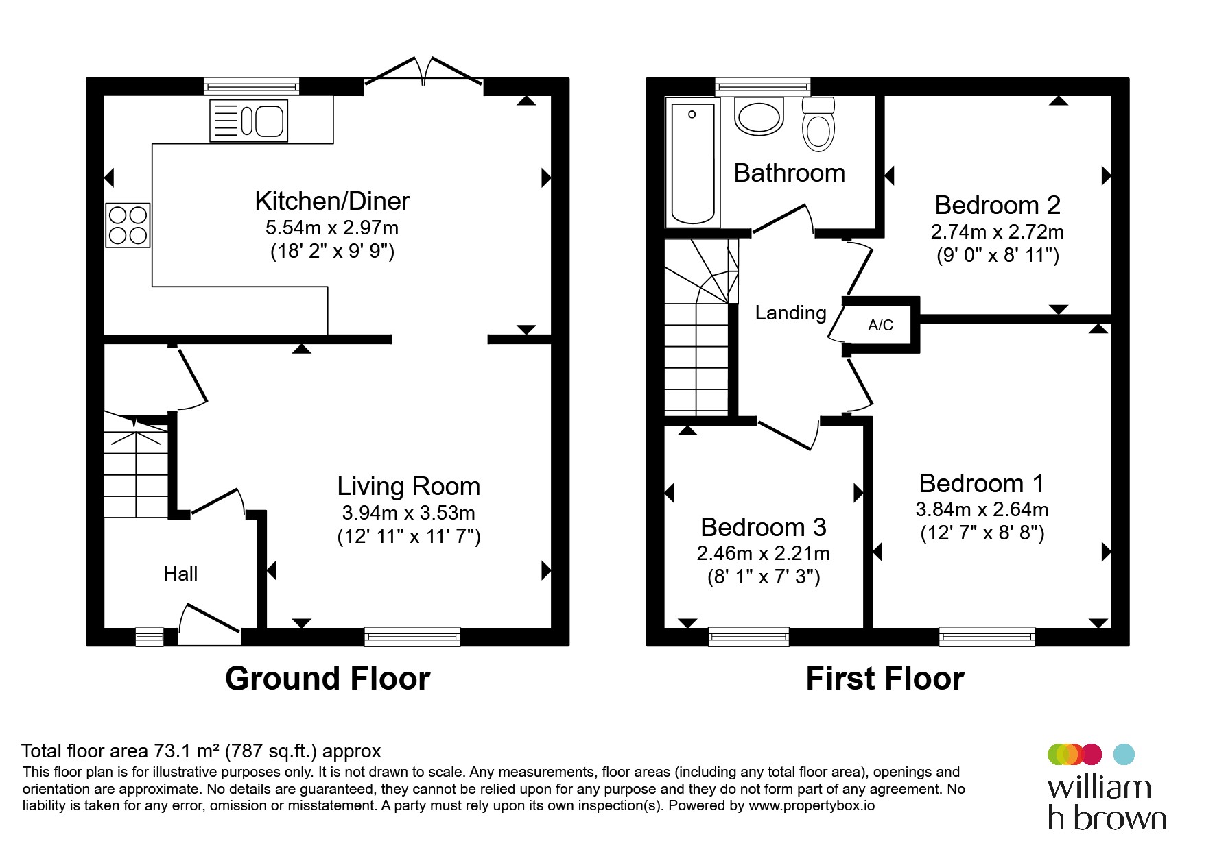 48, De-Ferneus Drive, Raunds floorplan
