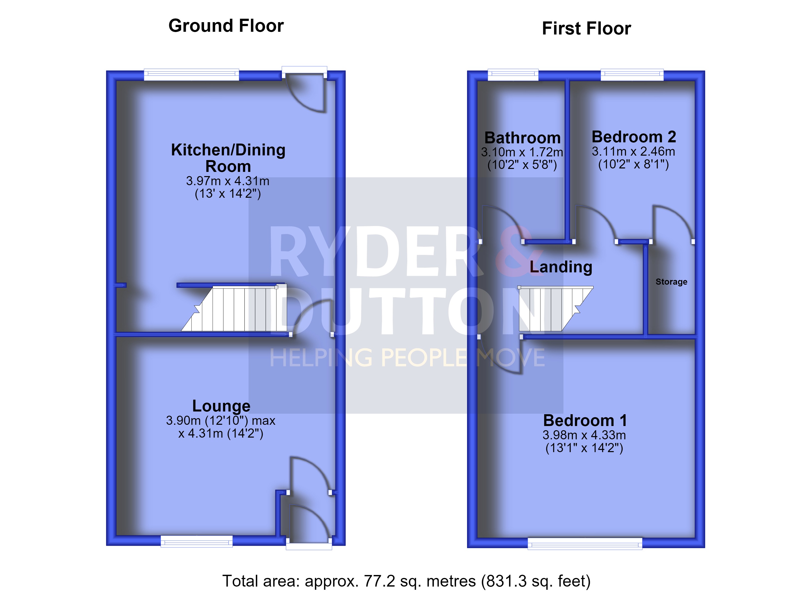 78, Albert Street, Oldham floorplan