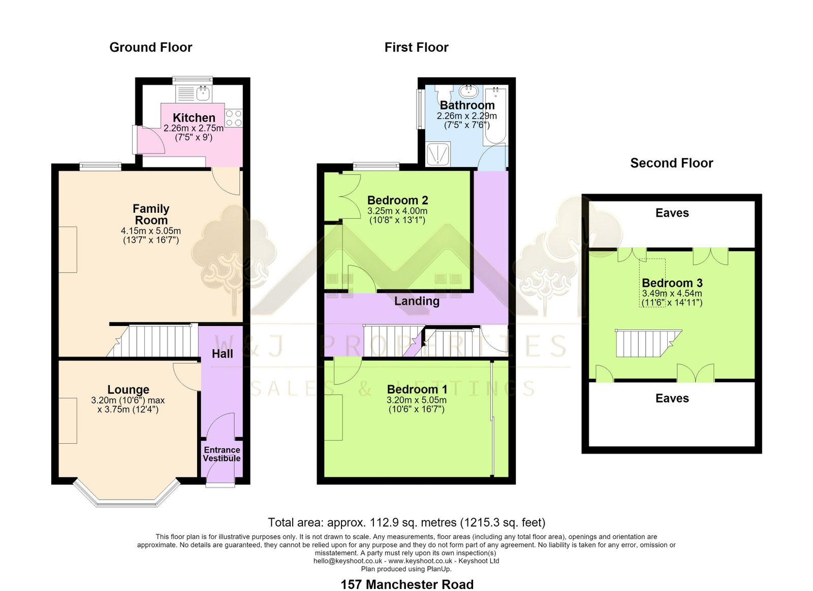 157, Manchester Road, Accrington floorplan