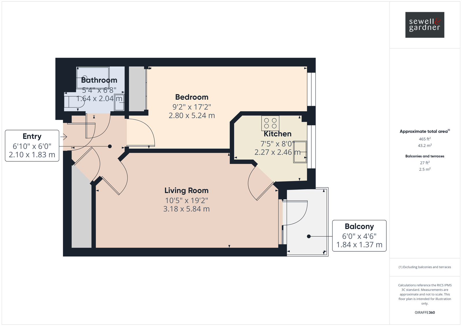 Middlemarch Lodge, 3,Flat 18, High Street, Rickmansworth floorplan