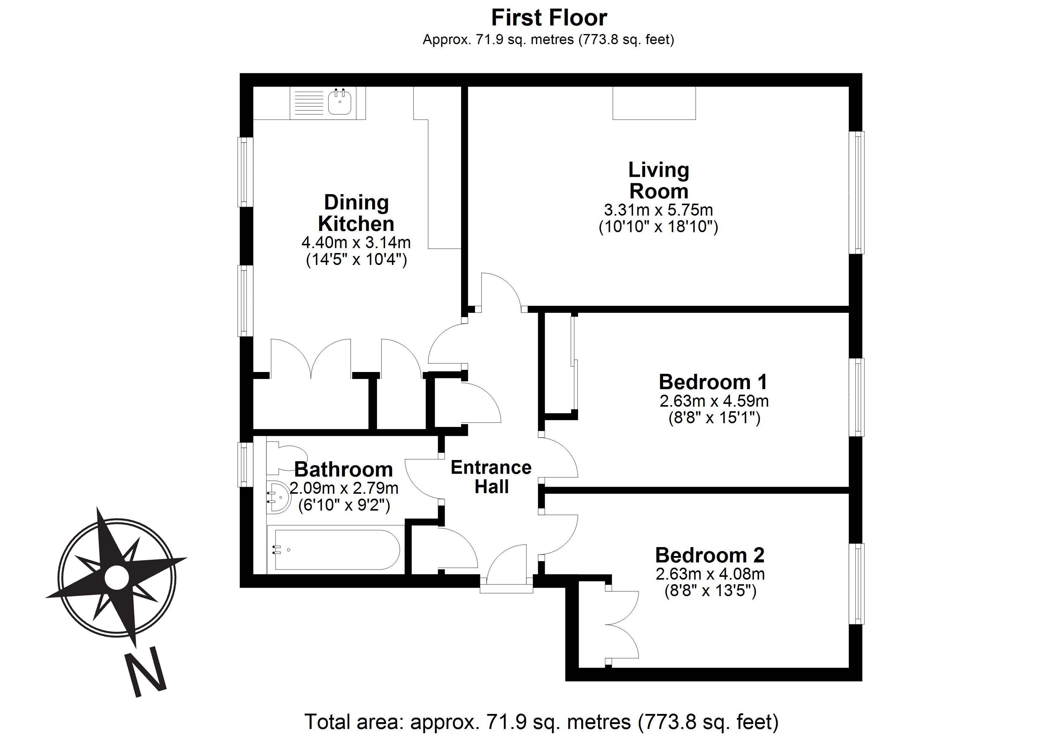 2 Bedrooms Flat for sale in 9/4 St Clair Avenue, Easter Road EH6