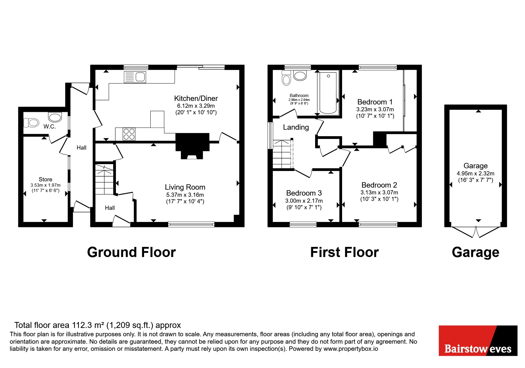 21, Tamworth Grove, Nottingham floorplan