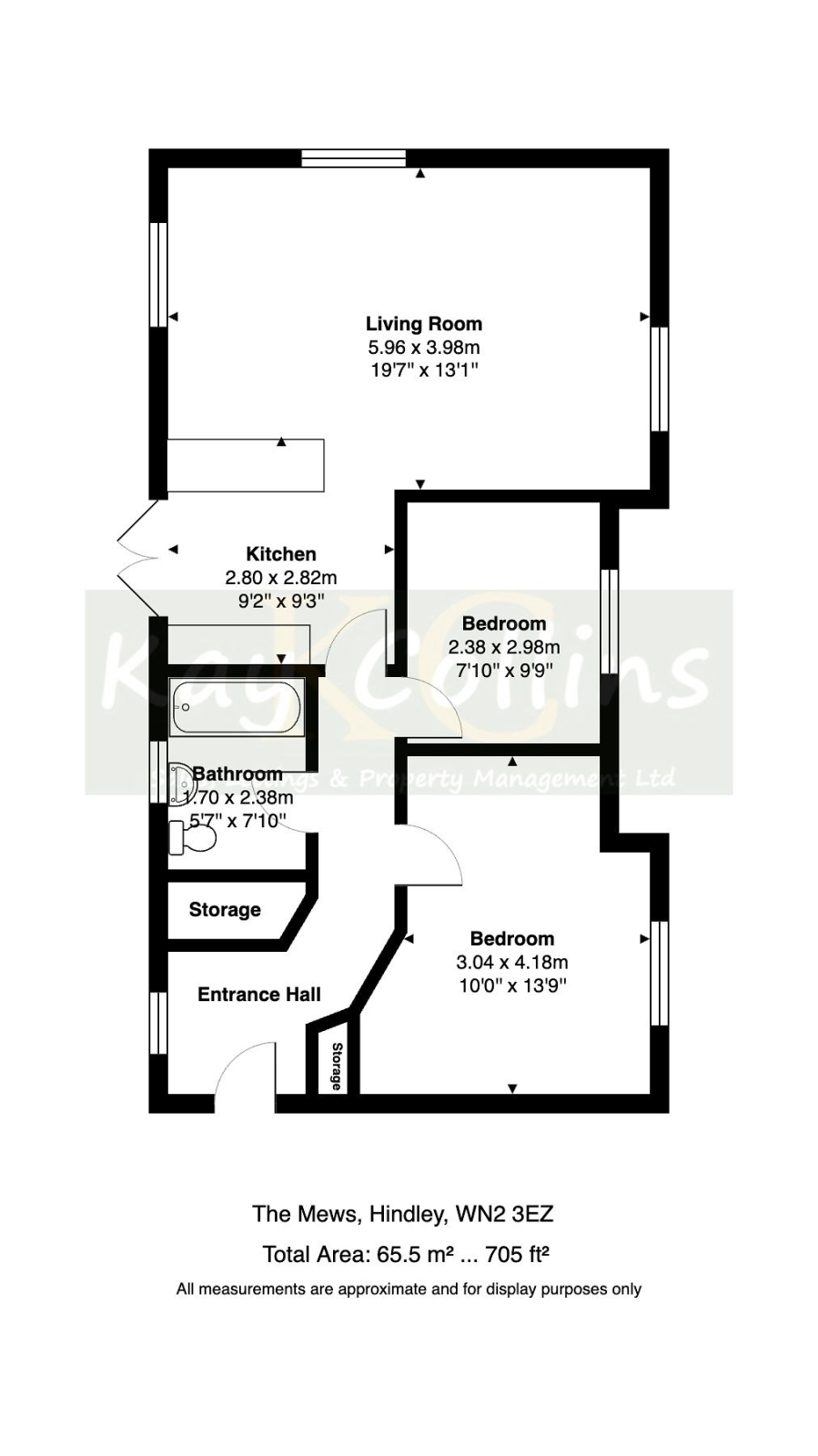 12 The Mews, Hindley, Wigan floorplan