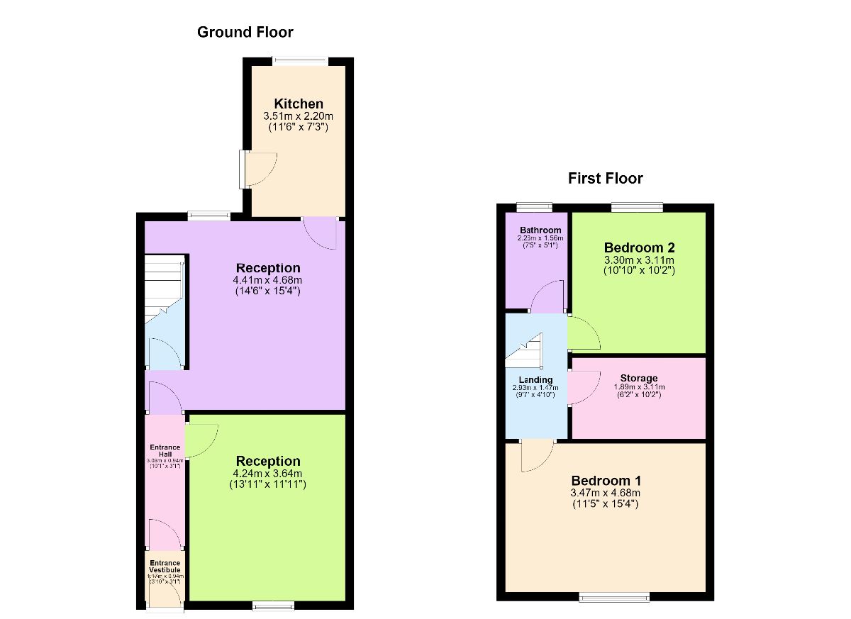 90 Bradford Street, Bolton floorplan