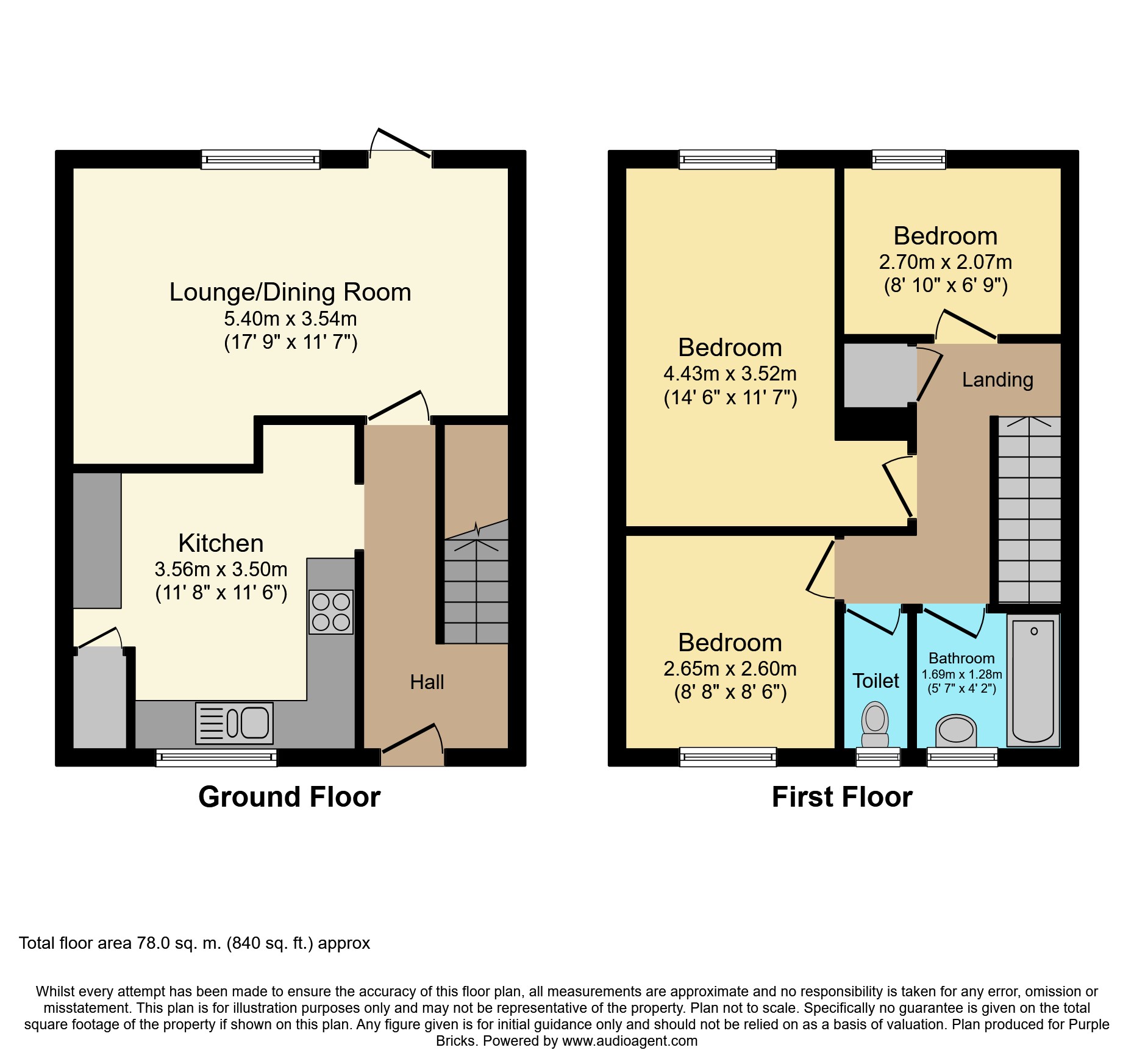 3 Bedrooms Terraced house for sale in Rye Close, Guildford GU2