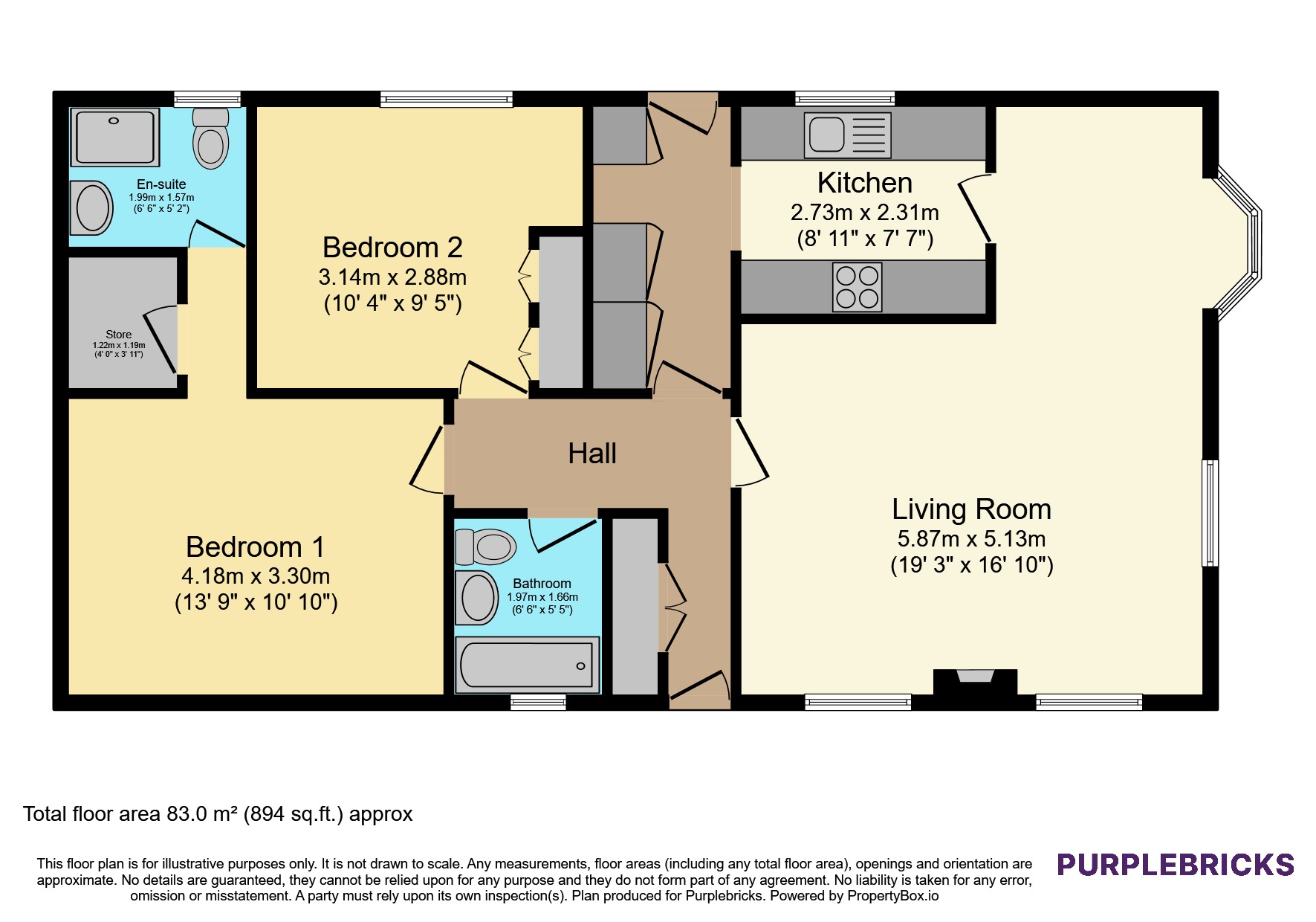 The Ridge, Bridgnorth floorplan
