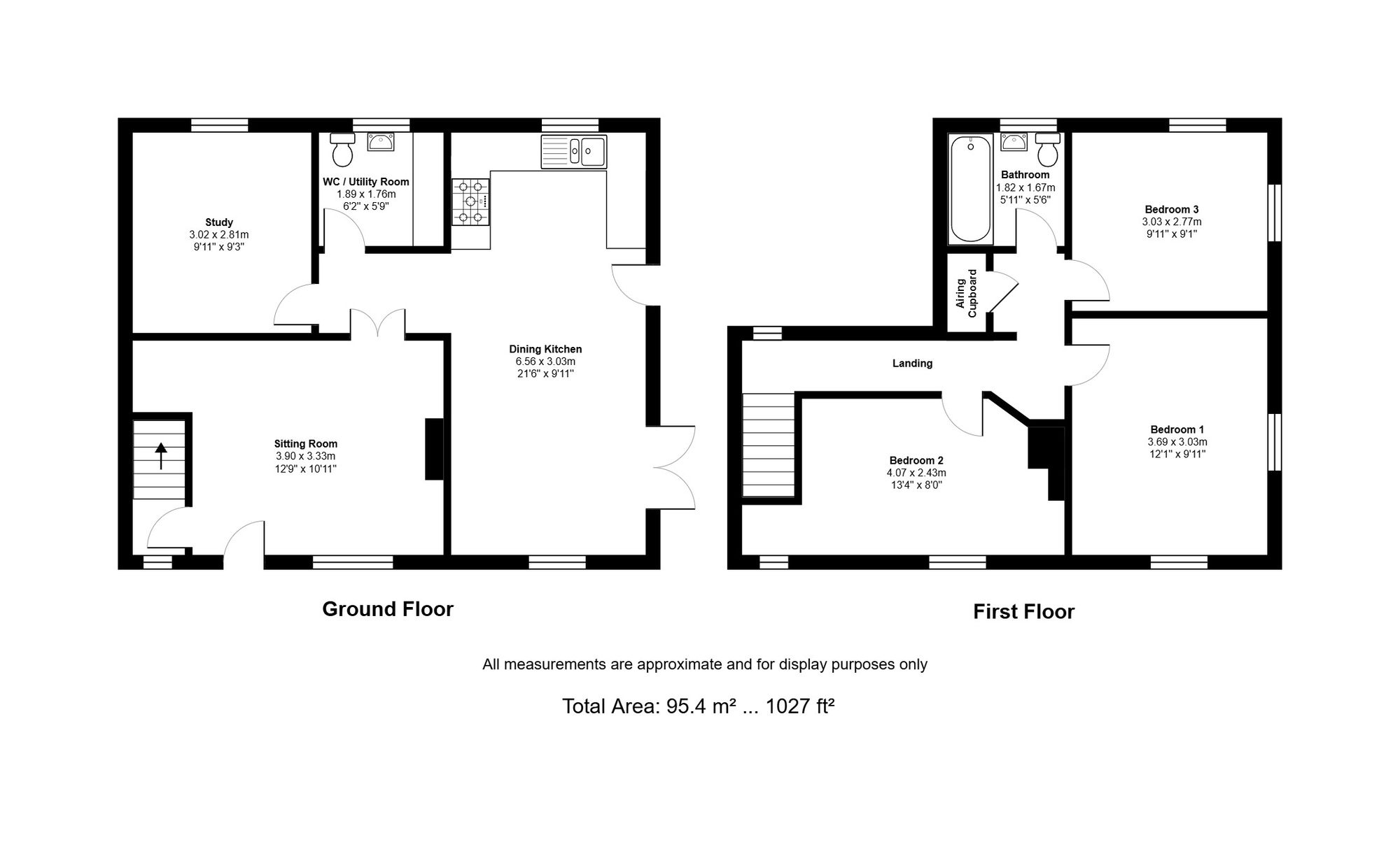 134 Jug Bank, Market Drayton floorplan