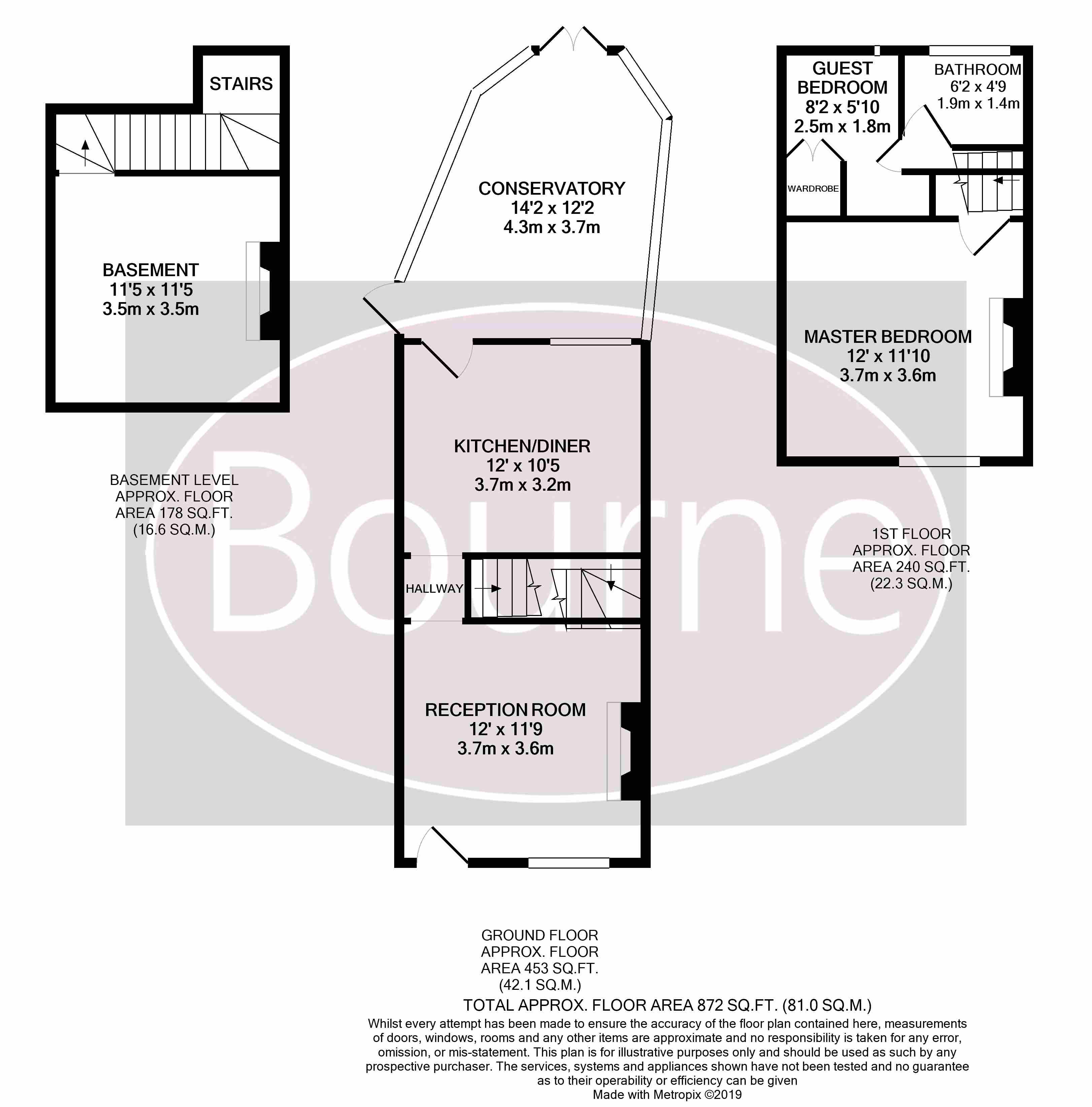 2 bed terraced house for sale in North Stroud Lane, Petersfield