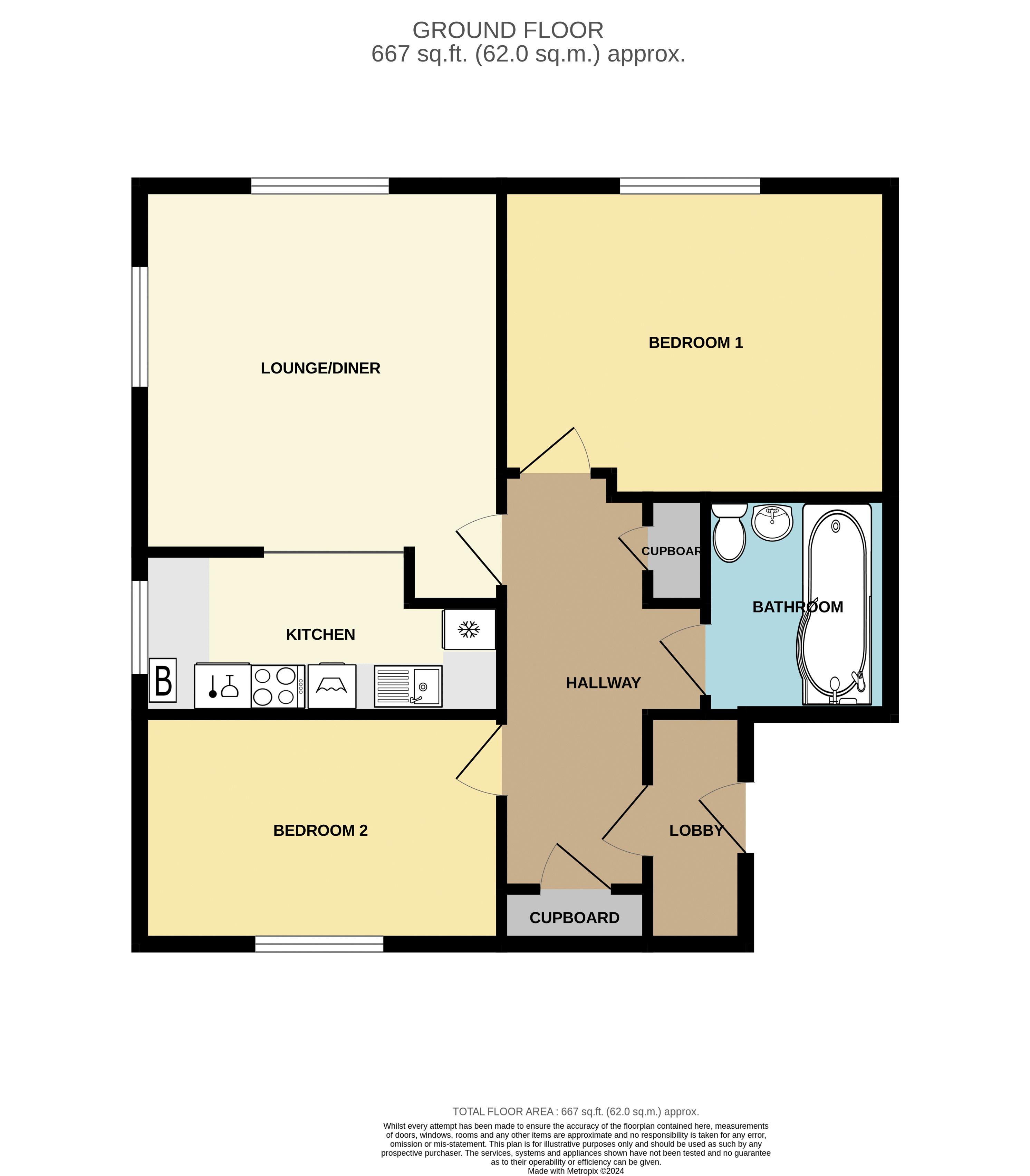 16, Edelin Road, Maidstone floorplan