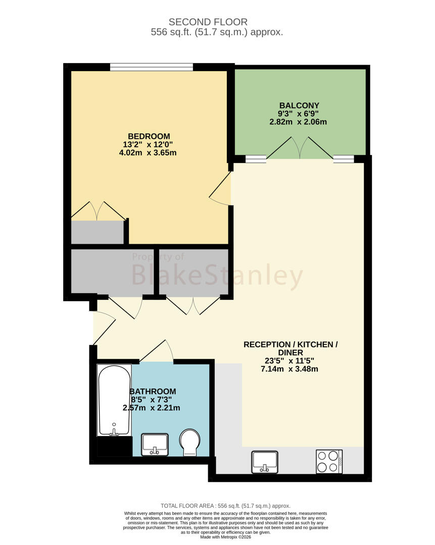 Empress Works, Stanton Walk, London floorplan