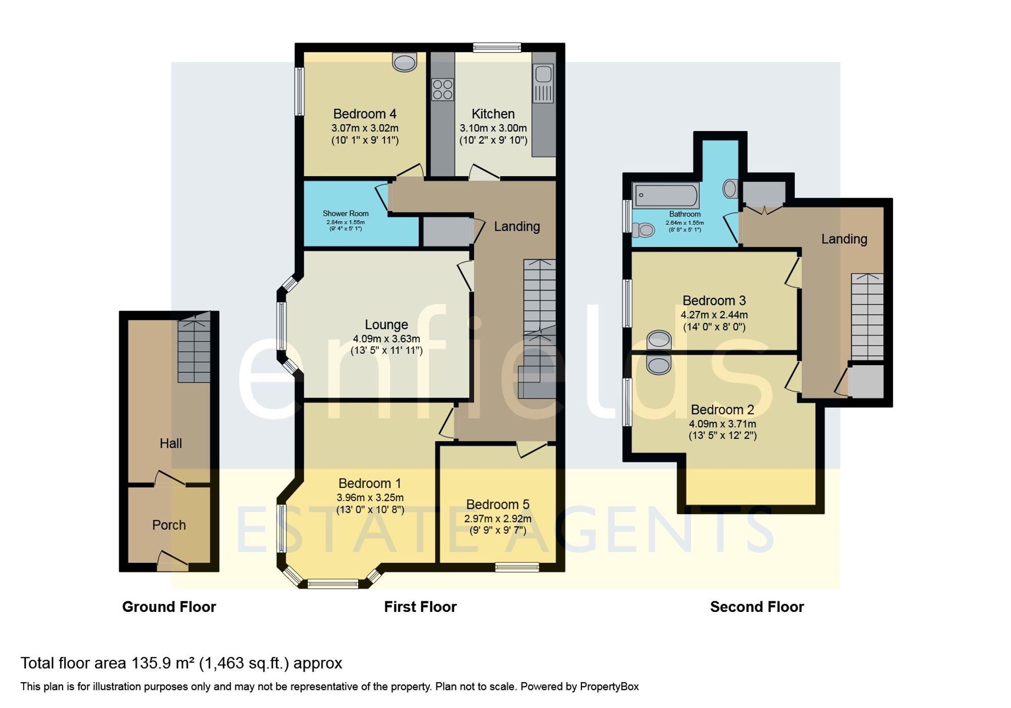 1 Gerald Road, Bournemouth floorplan
