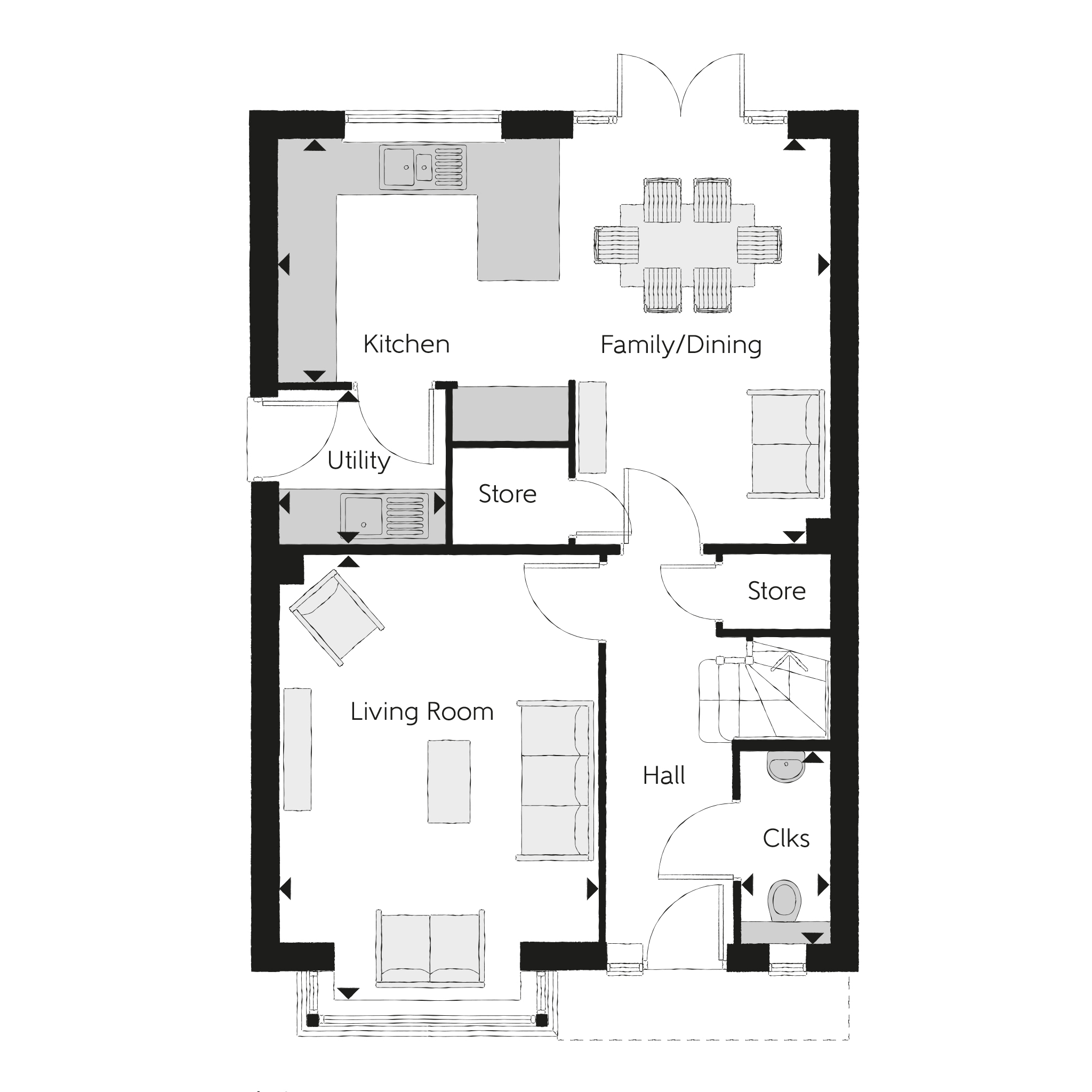 307, Sherfield On Loddon, Hook floorplan